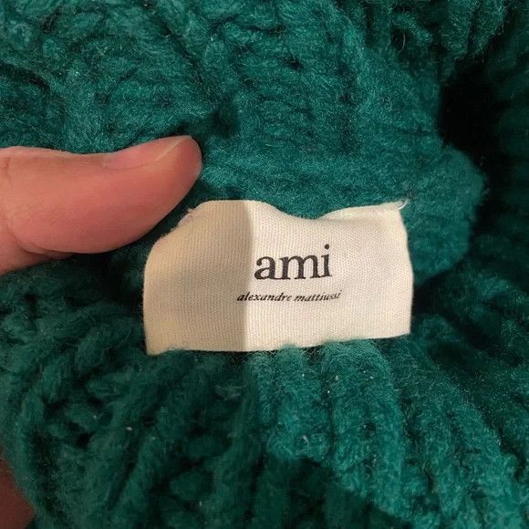 AMI Ami Alexandre Mattiussi Wool Turtleneck thick Ami paris Size US M / EU 48-50 / 2 - 3 Thumbnail