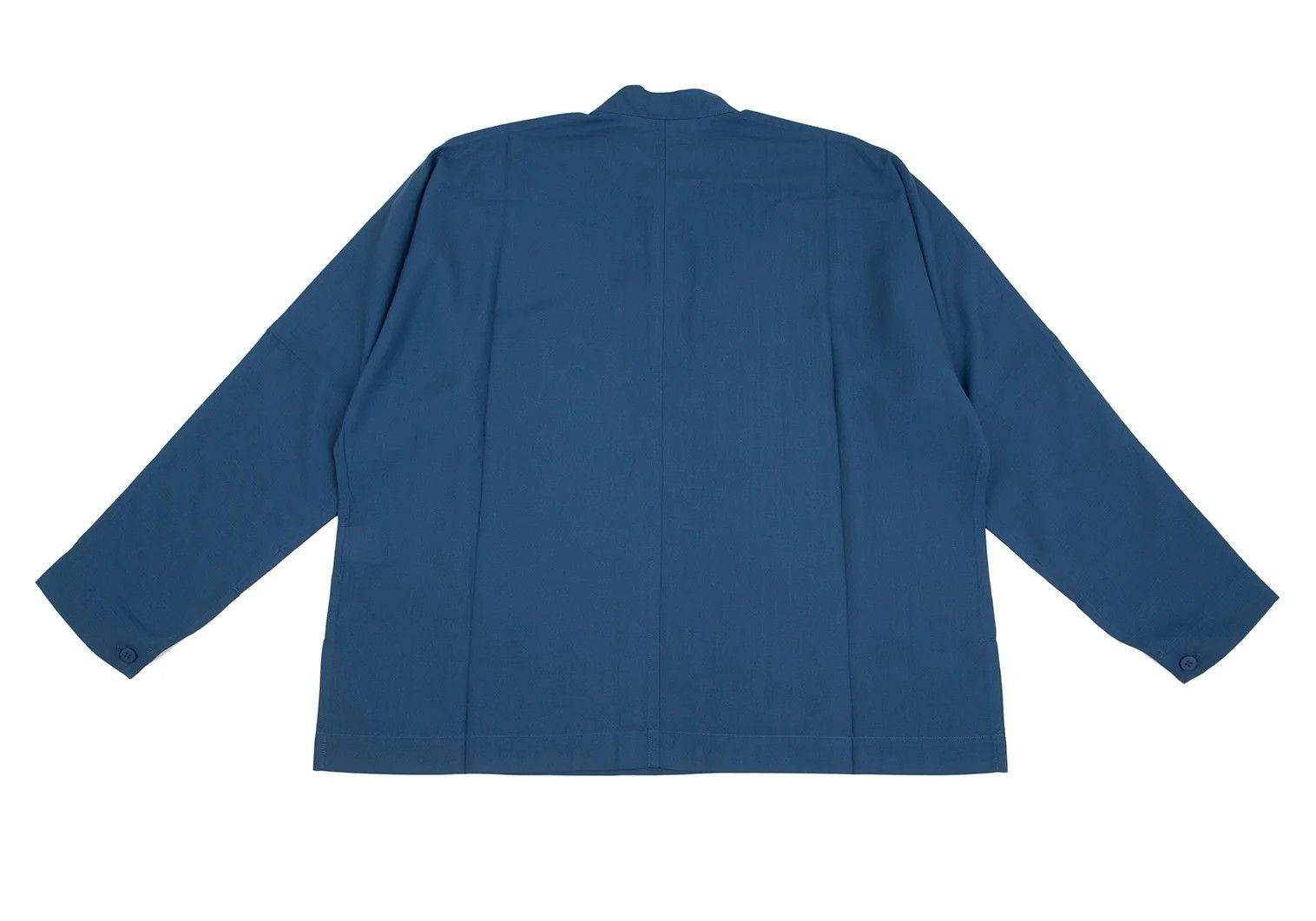 Issey Miyake Stand Collar Dolman Pullover Shirt in Blue2 Size US M / EU 48-50 / 2 - 12 Thumbnail