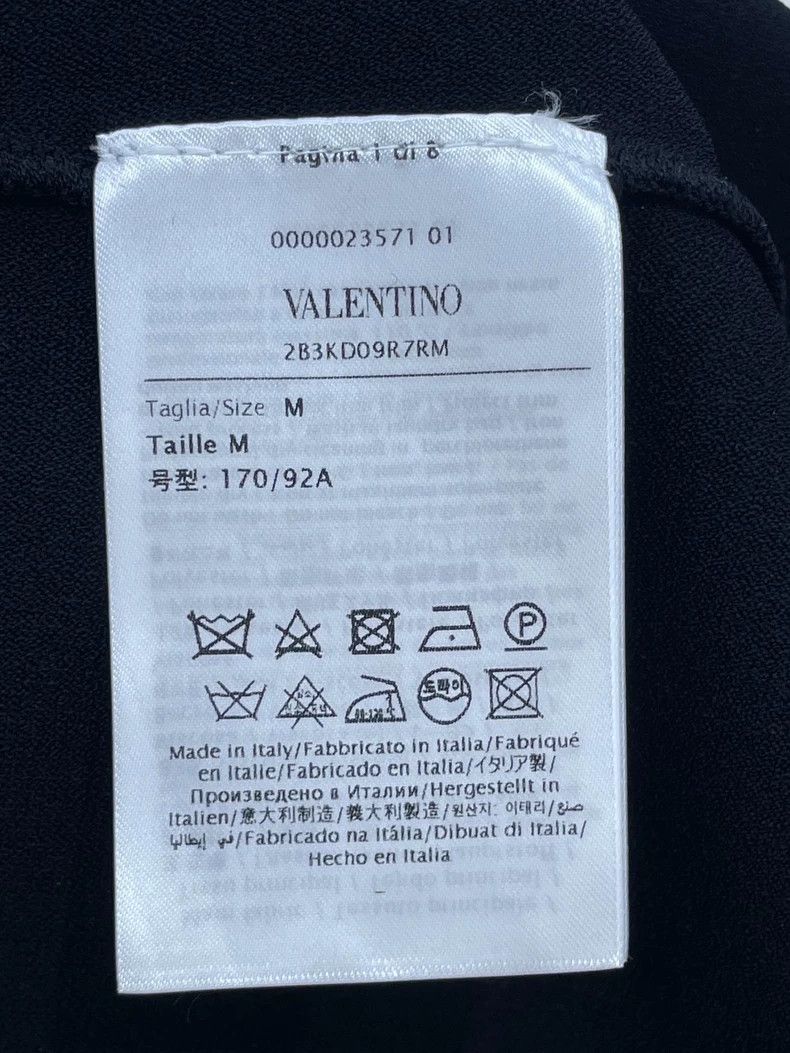 Valentino Valentino Black and white color-blocked knitted dress Size M / US 6-8 / IT 42-44 - 6 Thumbnail
