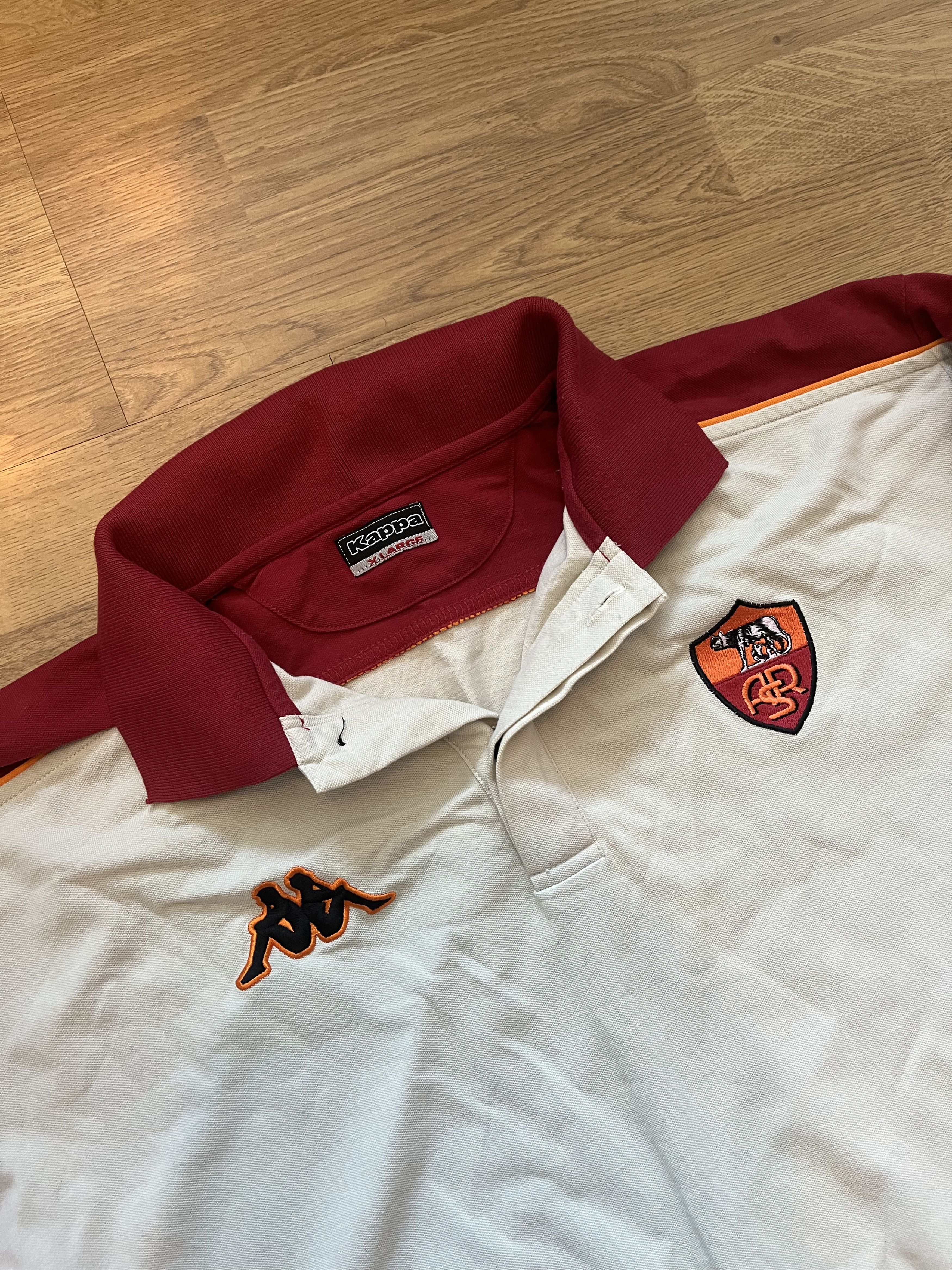 Kappa Kappa AS Roma vintage Size US XL / EU 56 / 4 - 3 Thumbnail