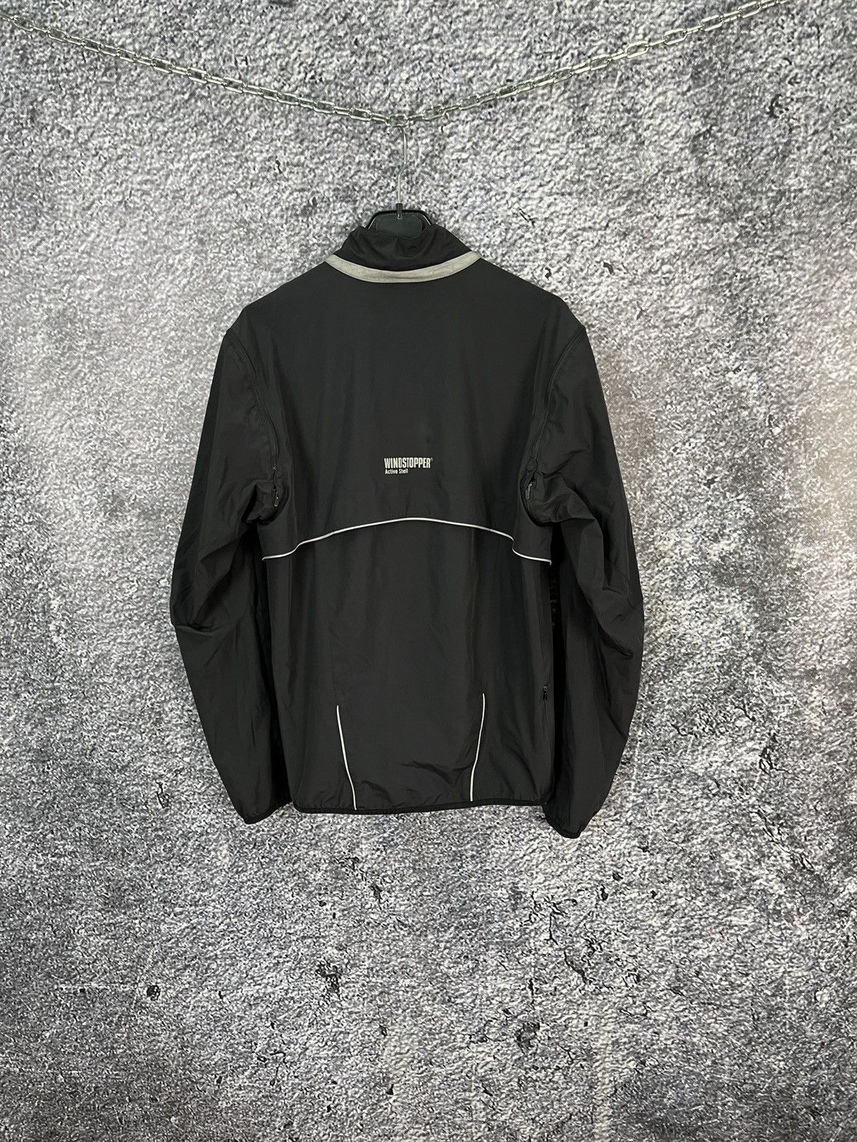 GOREWEAR Gore Running Wear Windstopper Convertible Nylon Jacket Sz L Size US L / EU 52-54 / 3 - 8 Thumbnail