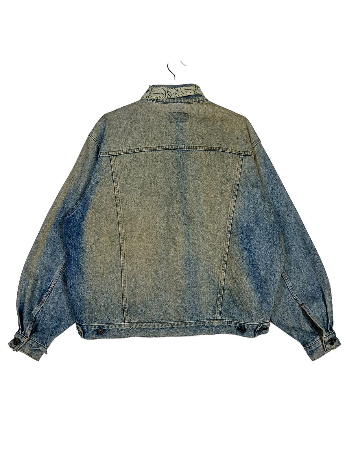 Levi's × Levi's Vintage Clothing 🔥 VINTAGE LEVIS PAISLEY COLAR DENIM TRUCKER JACKET Size US M / EU 48-50 / 2 - 7 Thumbnail