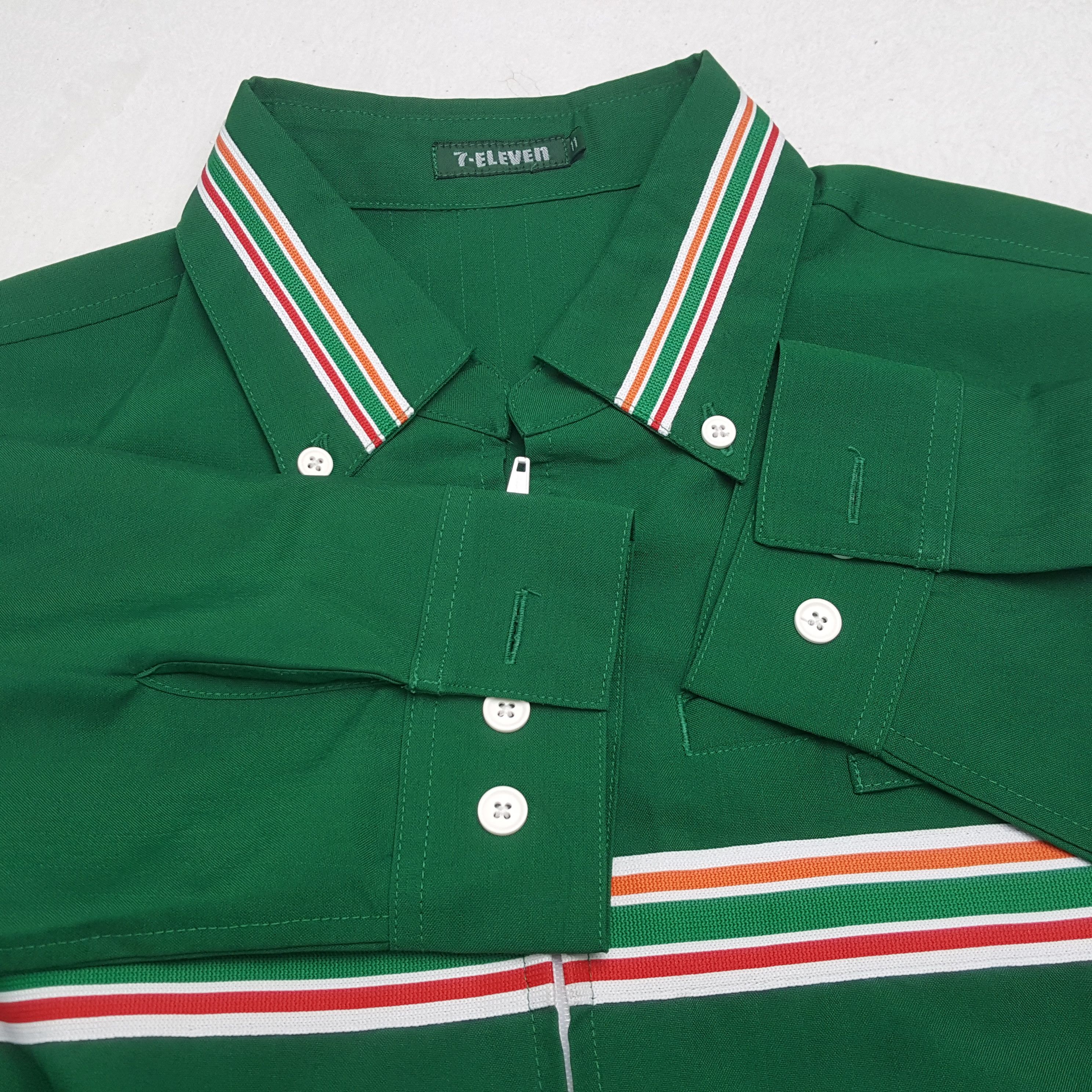 Japanese Brand × Vintage Vintage 7-ELEVEn Japanese Workers Uniform Jacket Size US S / EU 44-46 / 1 - 9 Thumbnail