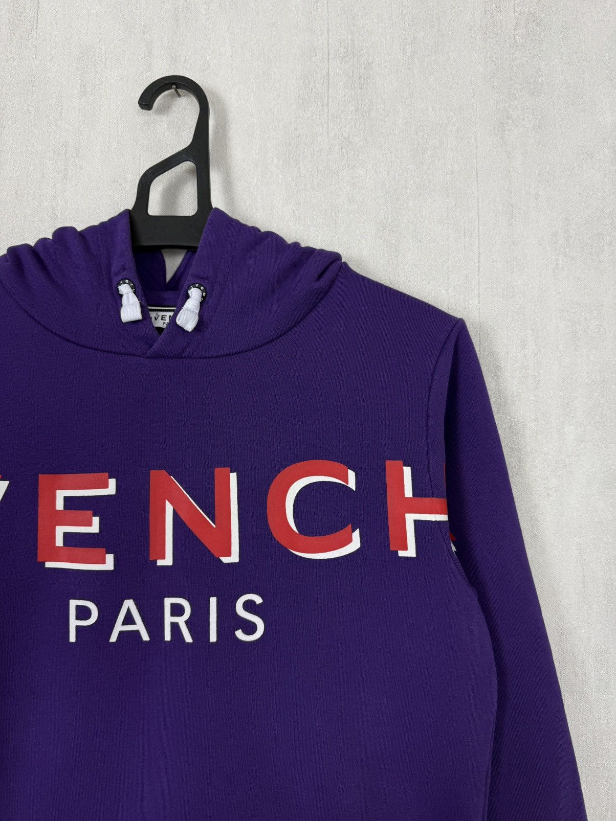Givenchy Givenchy Kids Big Logo Purple Hoodie Size 12Y Size XS / US 0-2 / IT 36-38 - 6 Thumbnail
