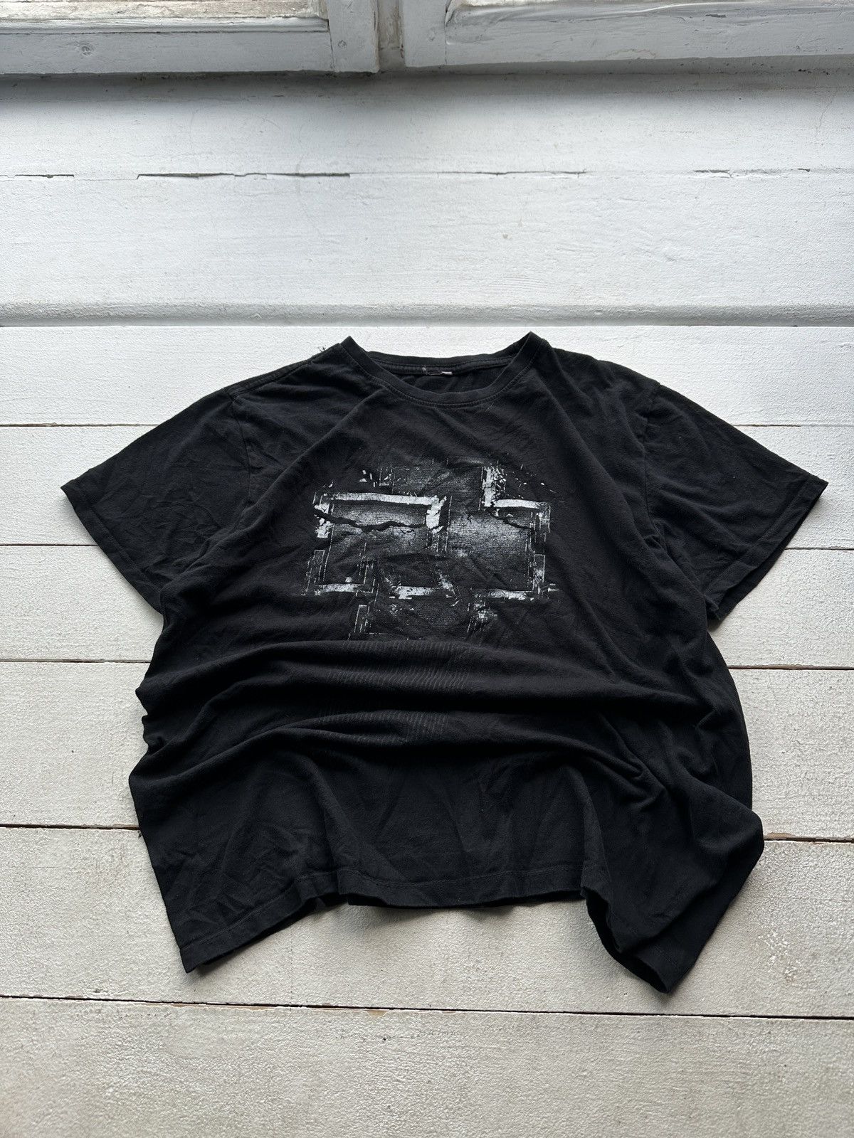 Band Tees RAMMSTEIN🚨 BIG LOGO BLACK TEE RARE ROCK Size M / US 6-8 / IT 42-44 - 1 Thumbnail