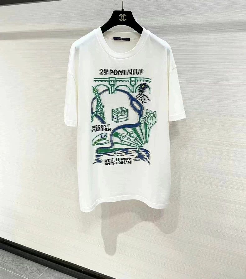 Louis Vuitton Louis Vuitton 24 New Short Sleeve Size US L / EU 52-54 / 3 - 1 Thumbnail