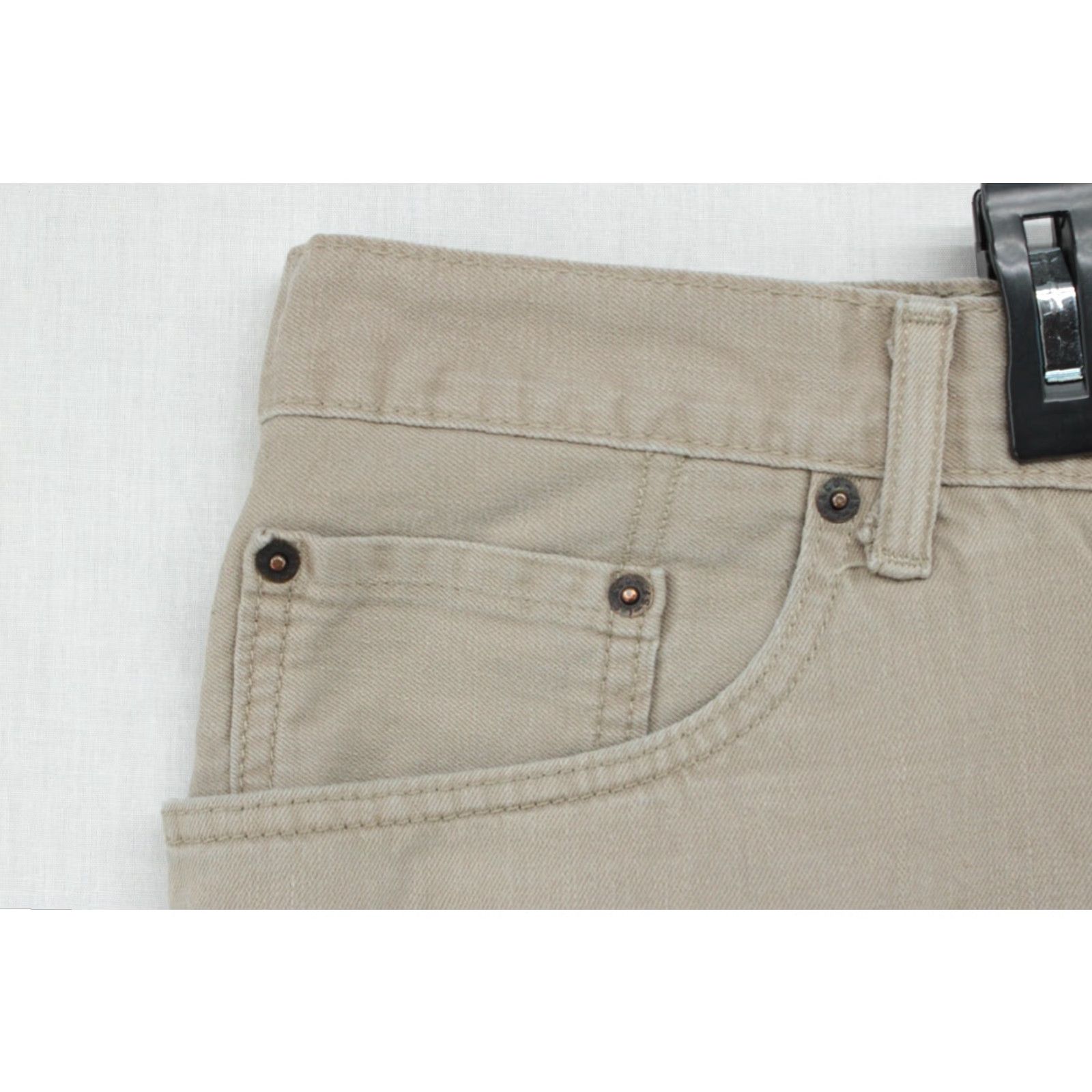 Levi's Levi's 559 Jeans - Levi's - Jeans - Men - 46x31 - Khaki Denim Relaxed Fit Straight Leg - 5-Pocket - USA Workwear - Beige - Regular Size - 46W x 31L Size US 30 / EU 46 - 5 Thumbnail
