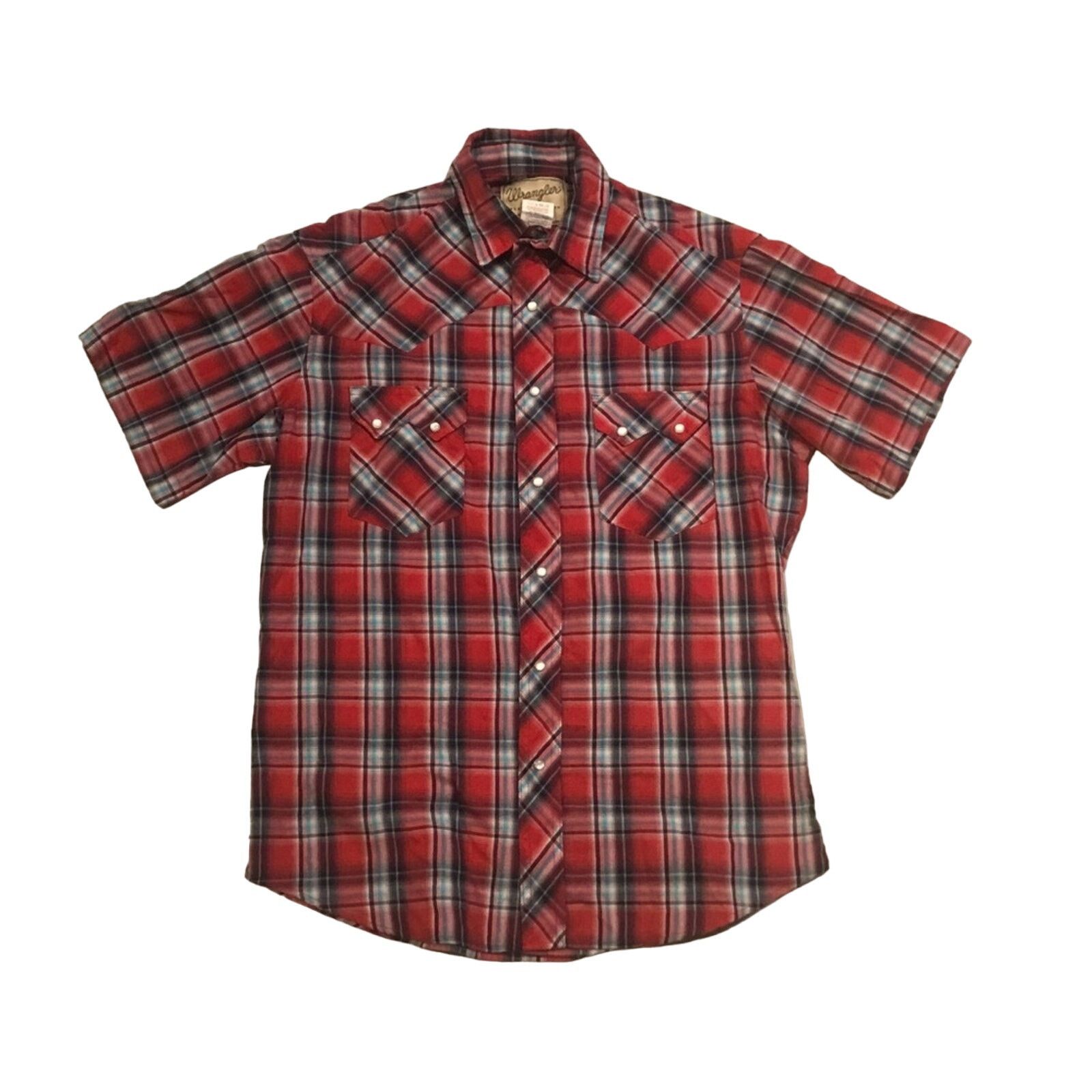 Wrangler Wrangler Plaid Button Down Size US M / EU 48-50 / 2 - 1 Thumbnail