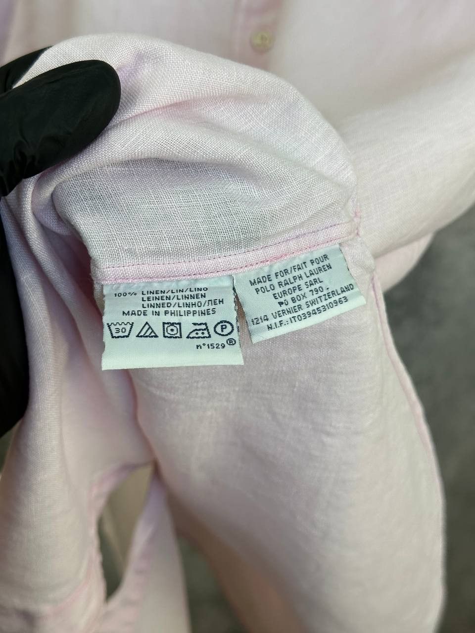 Ralph Lauren Ralph Lauren 100% Linen Vintage Button Up Shirt Pink SS Size US XXL / EU 58 / 5 - 18 Thumbnail