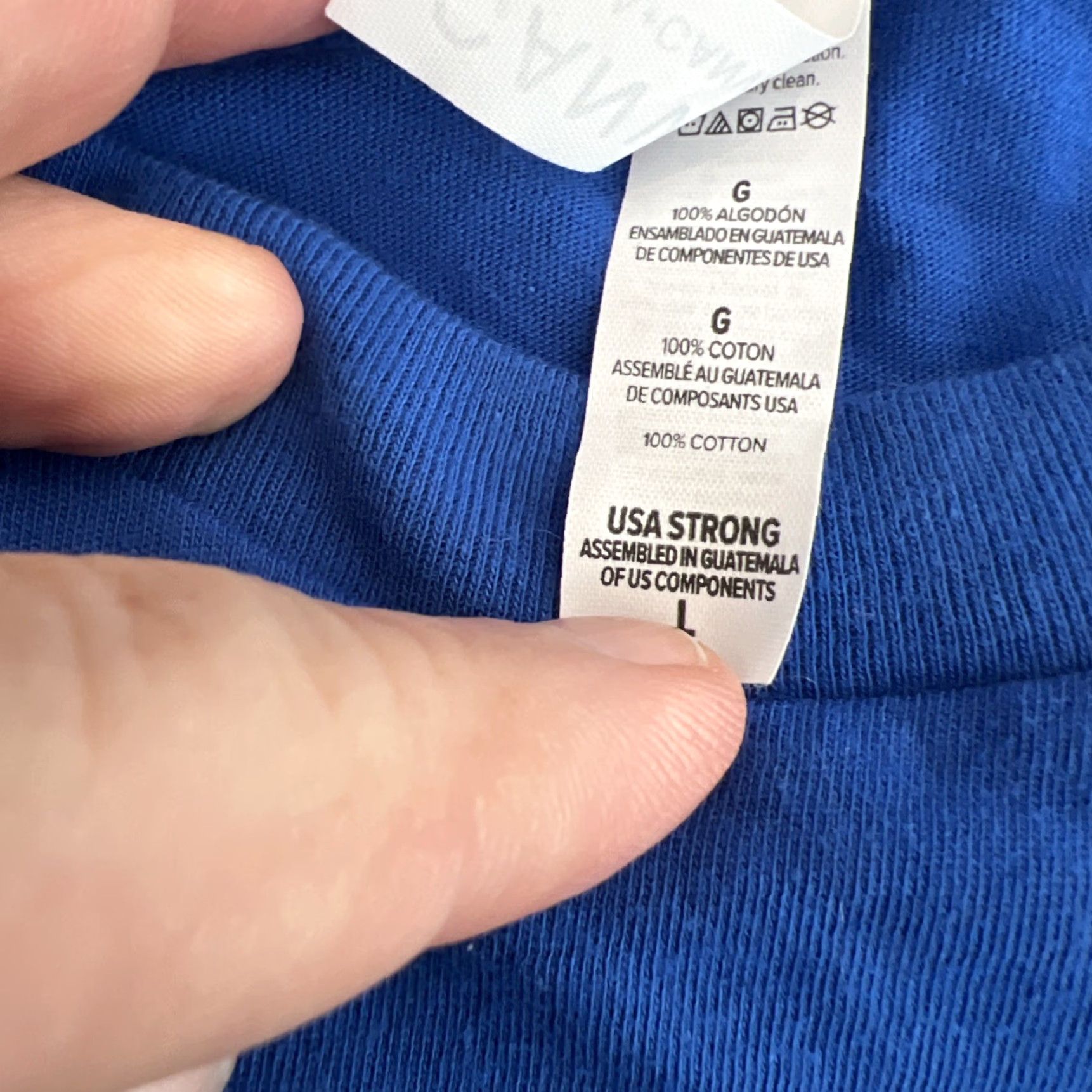 Apple VINTAGE Apple Mac Store Logo Employee? Shirt Adult L Blue Size US L / EU 52-54 / 3 - 4 Thumbnail