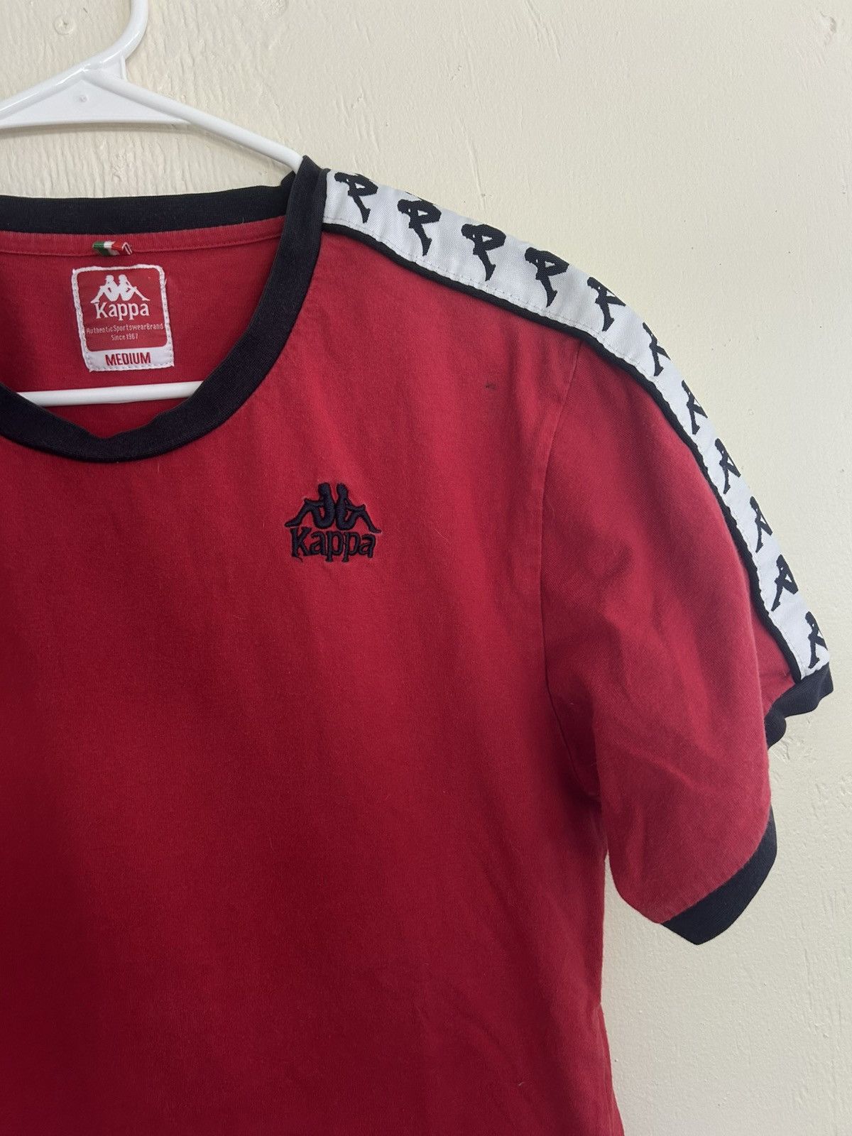 Kappa Kappa Embroidered Logo Red Shirt Size US M / EU 48-50 / 2 - 2 Thumbnail