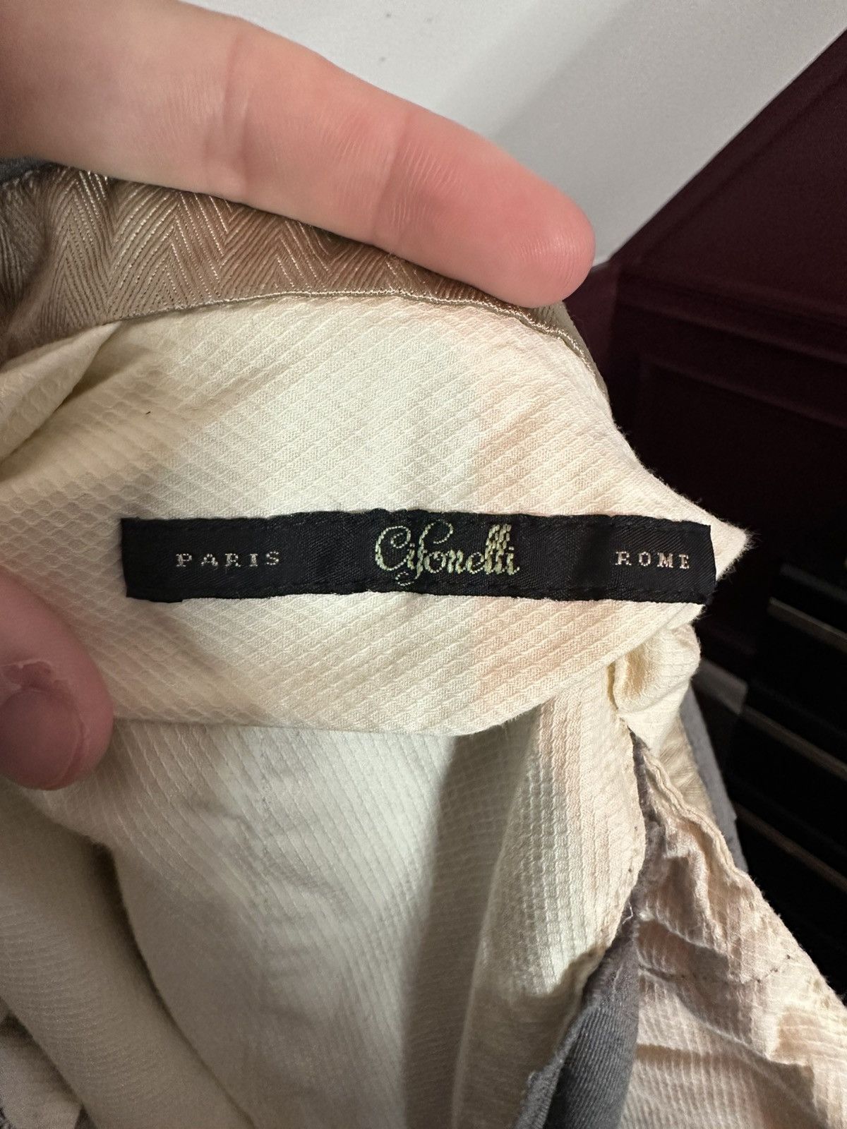 Cifonelli Pure virgin wool gray cuffed dress pants Italy 36 Size US 36 / EU 52 - 10 Thumbnail