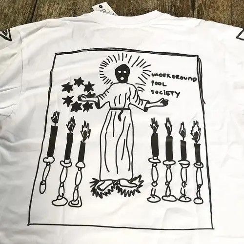 Japanese Brand Creative Line Drawing Long Sleeved T-Shirt Size US L / EU 52-54 / 3 - 3 Thumbnail