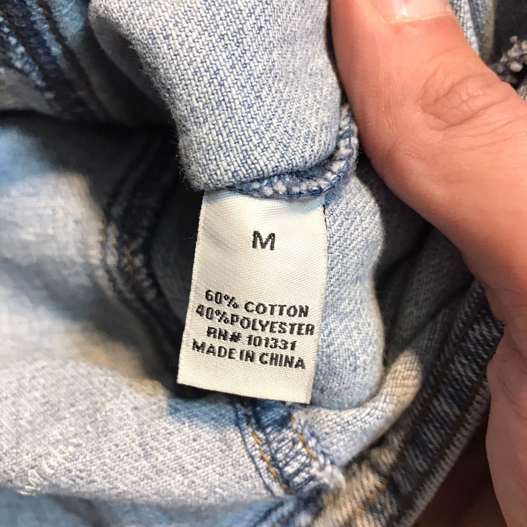 Denime REFUGE Blue Denim Jean Jacket Patches Womens Medium Mermaid Sailor Color Blue Size 32" / US 10 / IT 46 - 5 Thumbnail