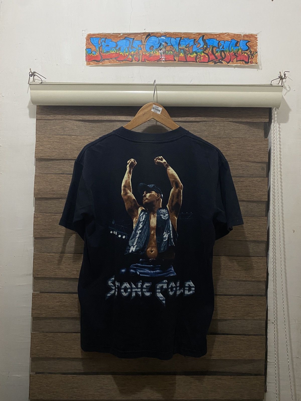 Other × Vintage Vintage 90s Austin Stone Cold XRAY Michael Tee Size US M / EU 48-50 / 2 - 3 Thumbnail