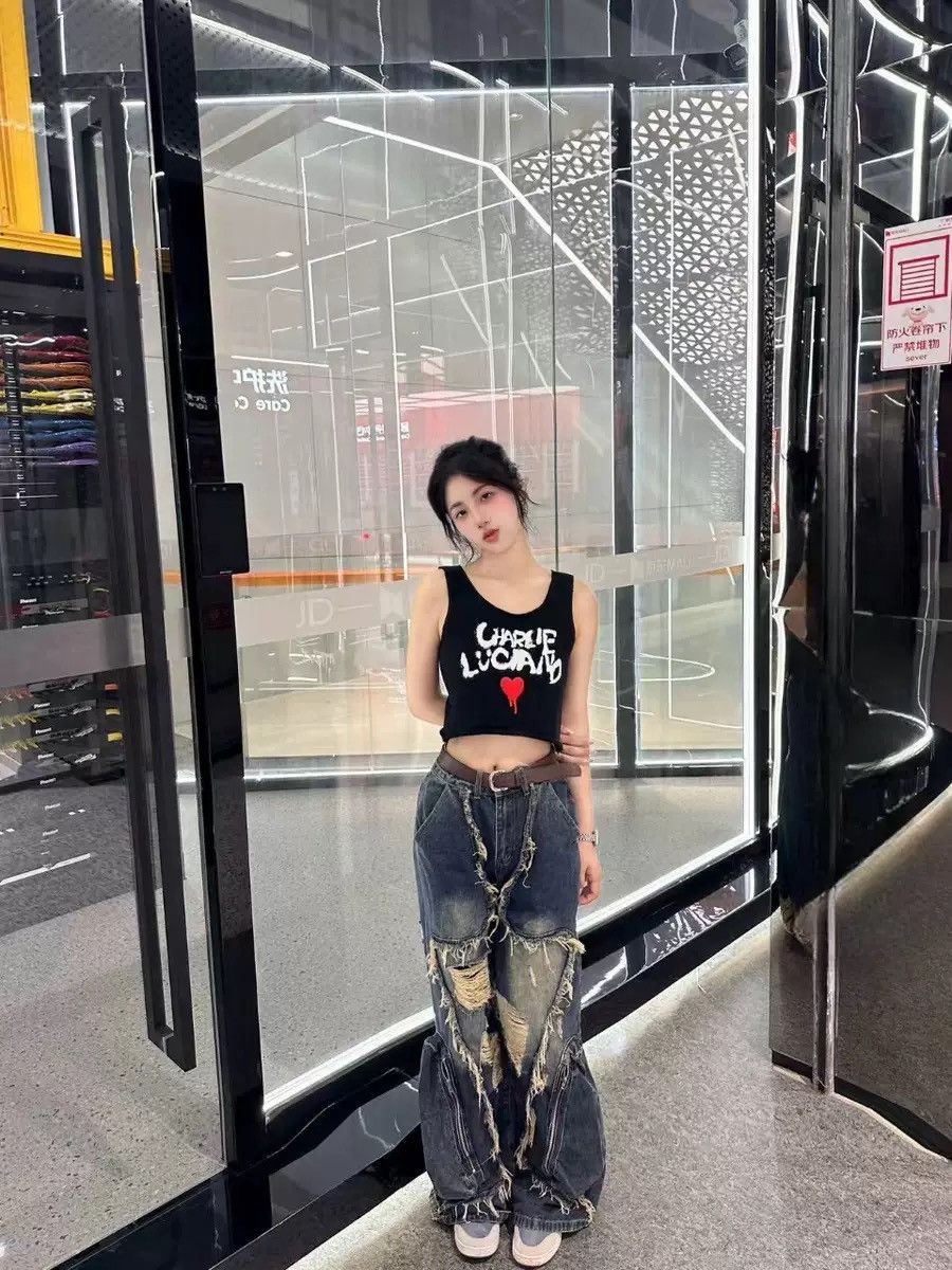 Japanese Brand STREETWEAR UNISEX JEANS Size US 32 / EU 48 - 5 Thumbnail
