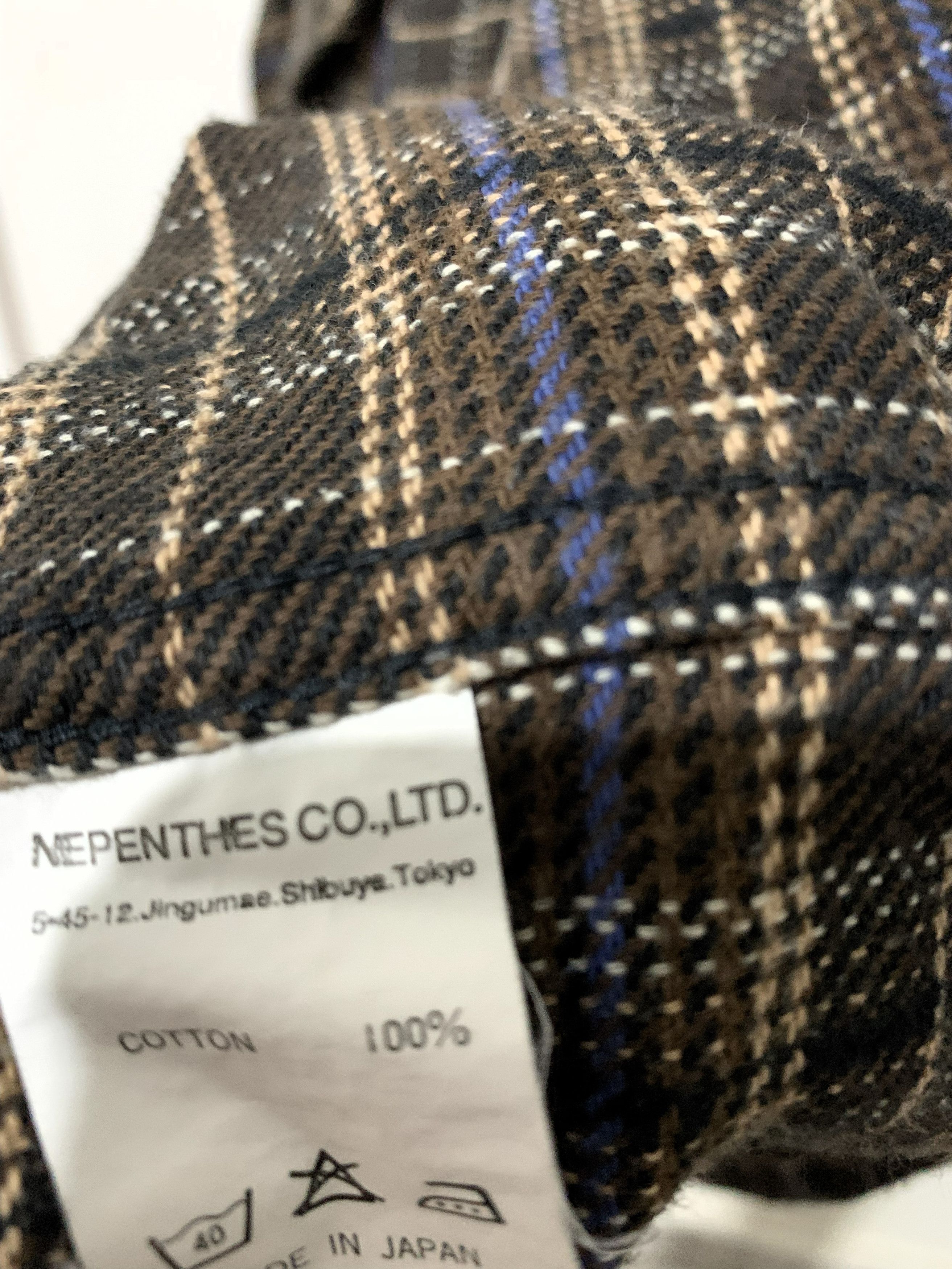 Needles Check Shirt Size US M / EU 48-50 / 2 - 4 Thumbnail