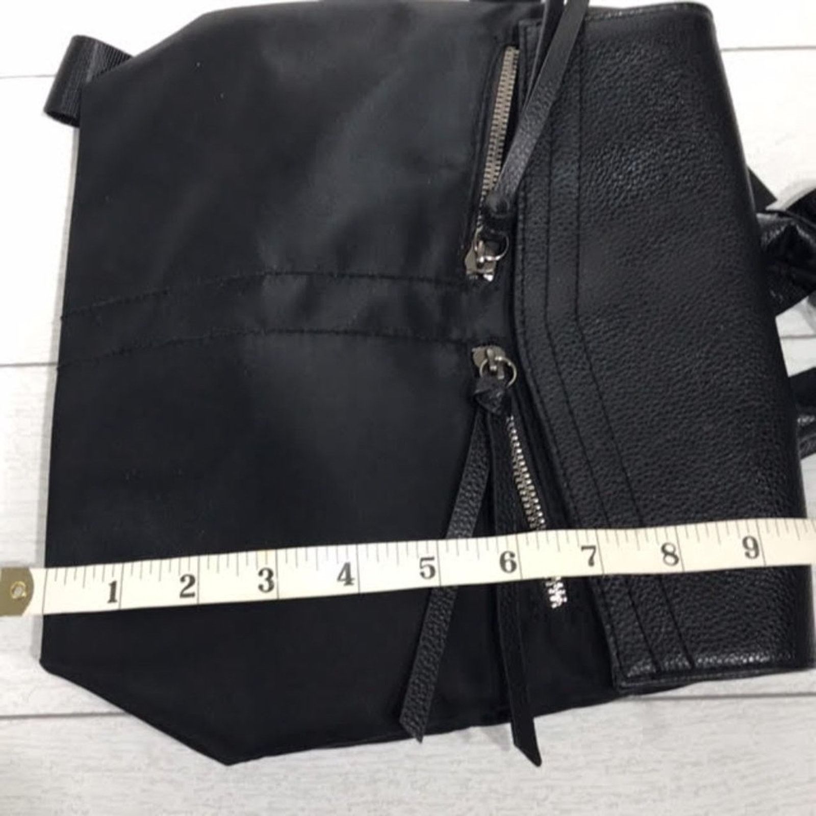 Other Botkier Black Faux Leather Fold over Backpack NWT Size ONE SIZE - 4 Thumbnail