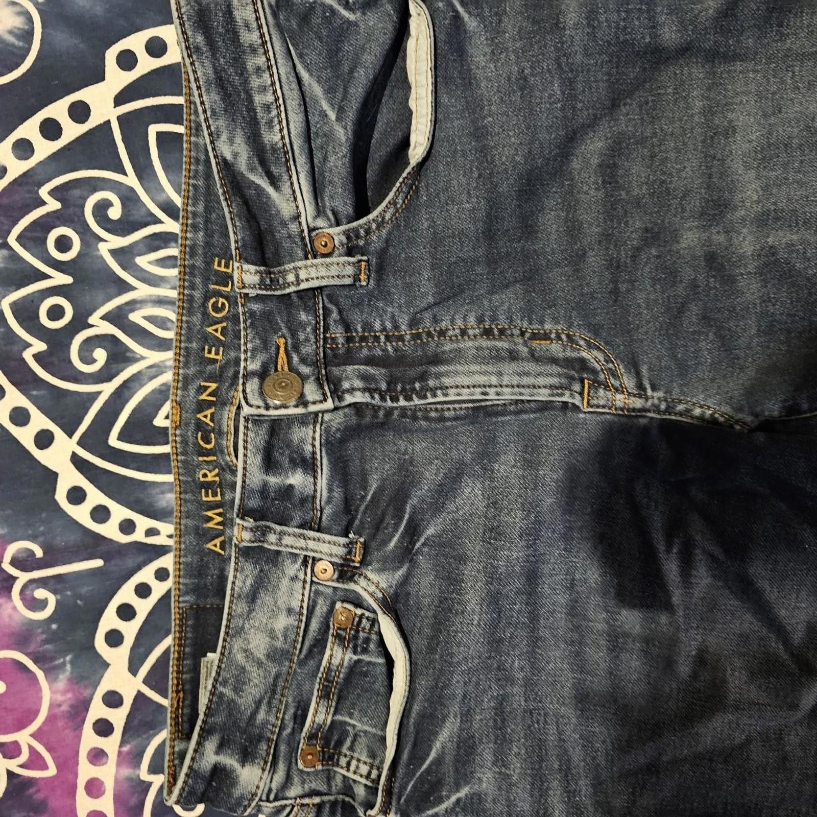 American Eagle Outfitters American Eagle Outfitters Men's 32 x 34 Blue Jeans Size US 32 / EU 48 - 5 Thumbnail
