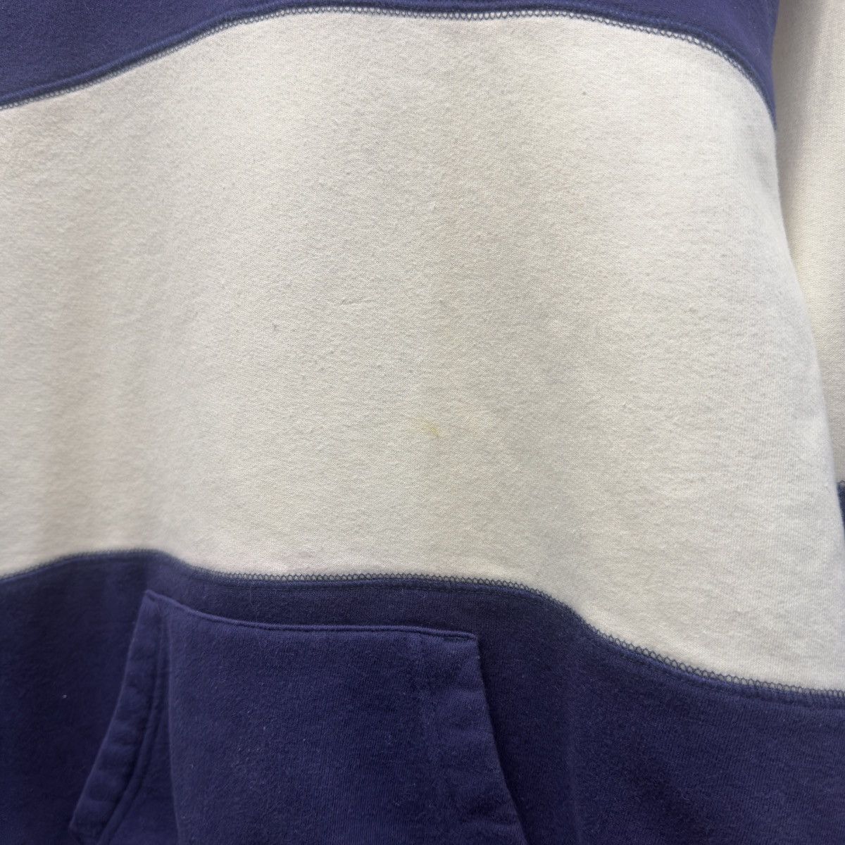 Polo Ralph Lauren 90s Polo Ralph Lauren White Navy Hoodie RRL ERL Chrome Size US M / EU 48-50 / 2 - 10 Thumbnail