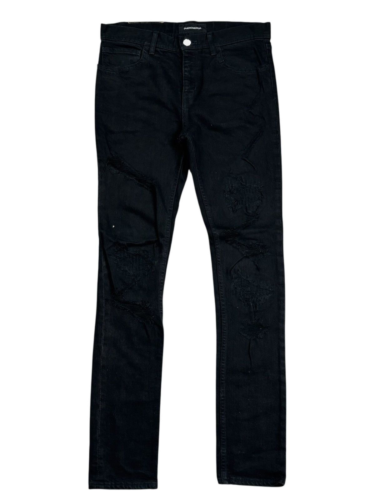 PHENOMENON Phenomenon crust denim pants | Grailed