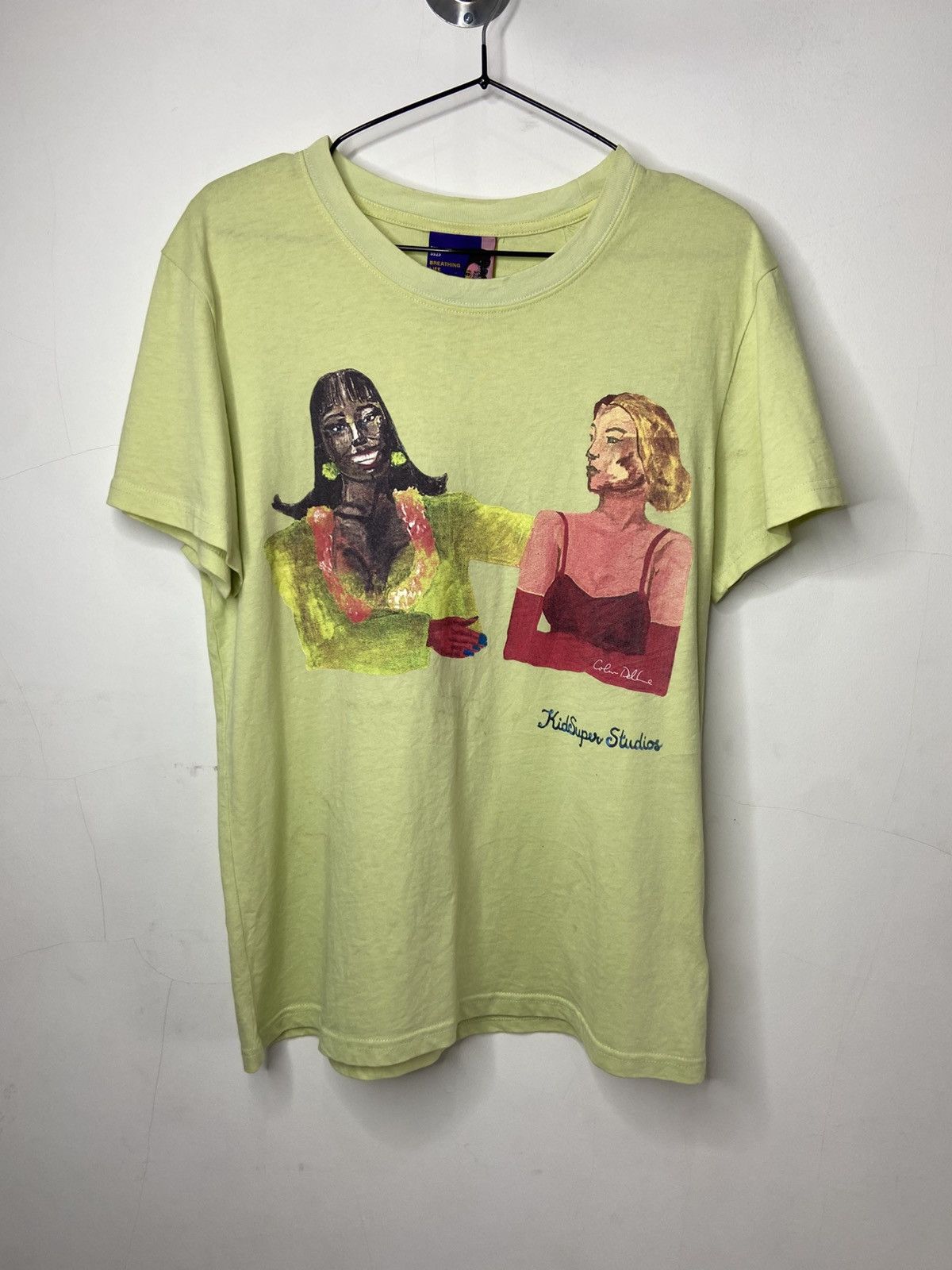 Charles Jeffrey LOVERBOY × KidSuper × Tyler The Creator SS23 Kidsuper Studios Reunion Tee Lime Size US L / EU 52-54 / 3 - 4 Thumbnail