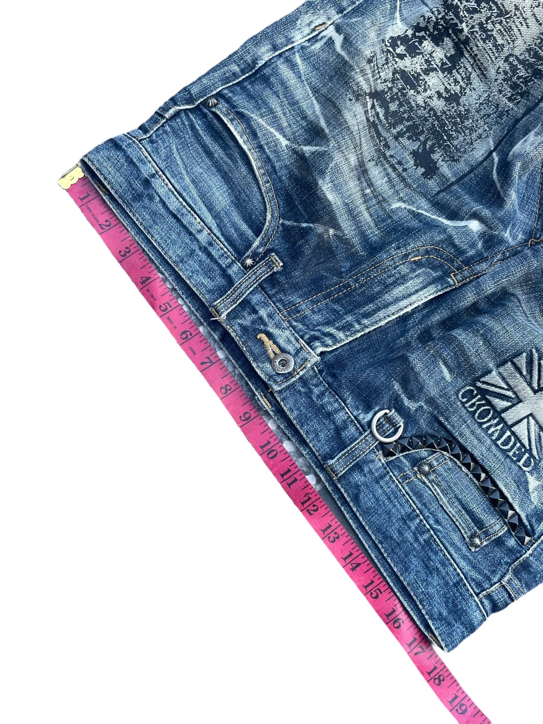 In The Attic In The Attic Custom Distresed Denim Size US 35 - 8 Thumbnail