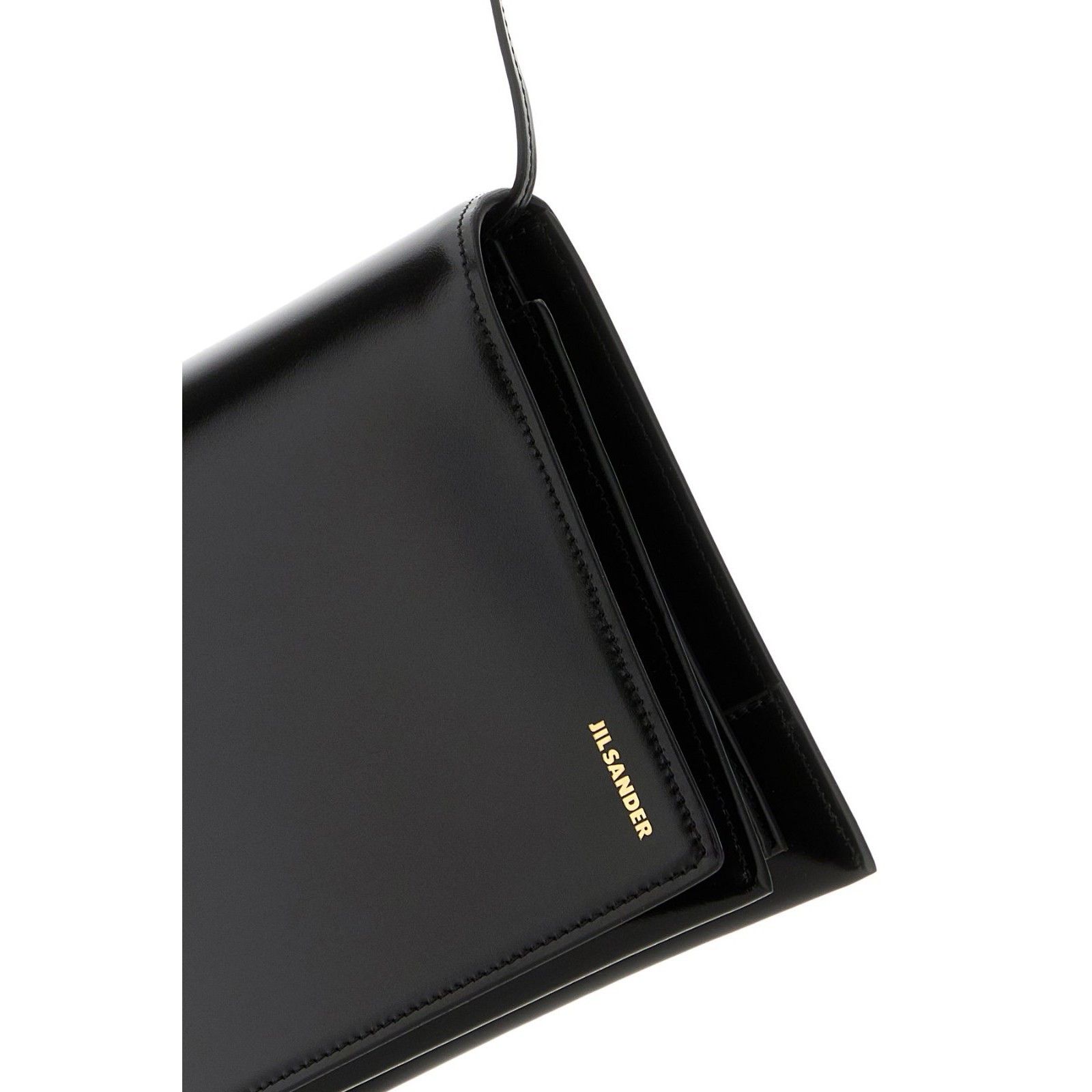 Jil Sander JIL SANDER File Medium Black Leather Shoulder Bag New/Authen Size ONE SIZE - 4 Thumbnail