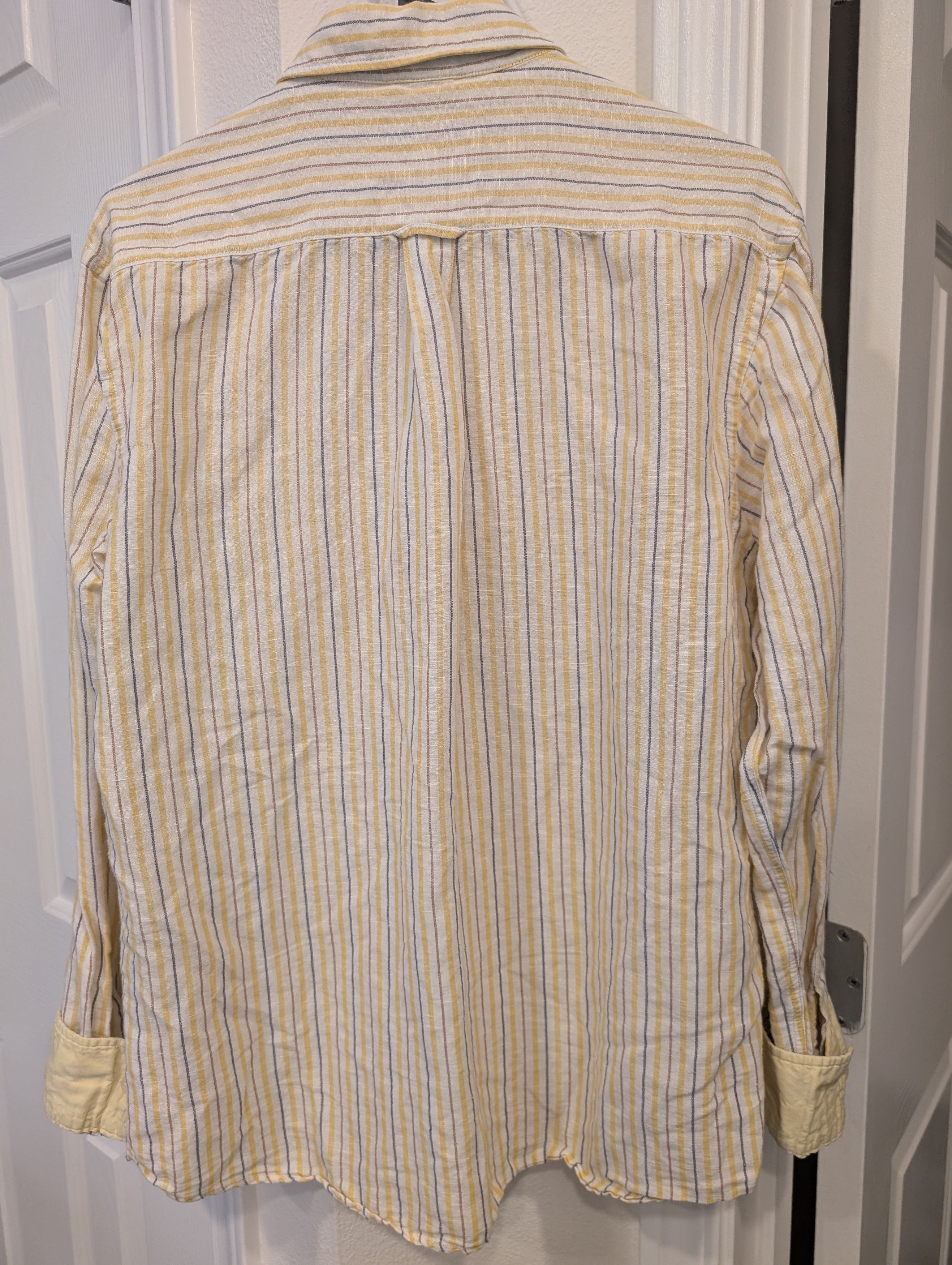 U.S. Polo Assn. U.S Polo Assn. Yellow Striped short sleeve shirt Size US M / EU 48-50 / 2 - 2 Thumbnail