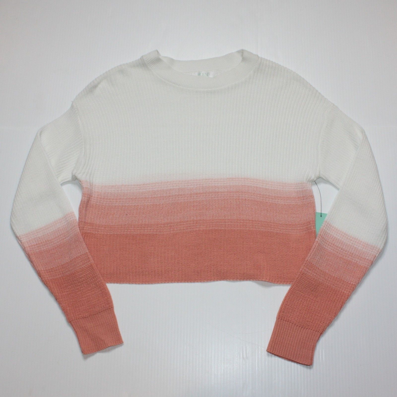 Other Abound Ombre Pullover Cropped Sweater Top in Pink Candy NWT Size XS / US 0-2 / IT 36-38 - 2 Thumbnail