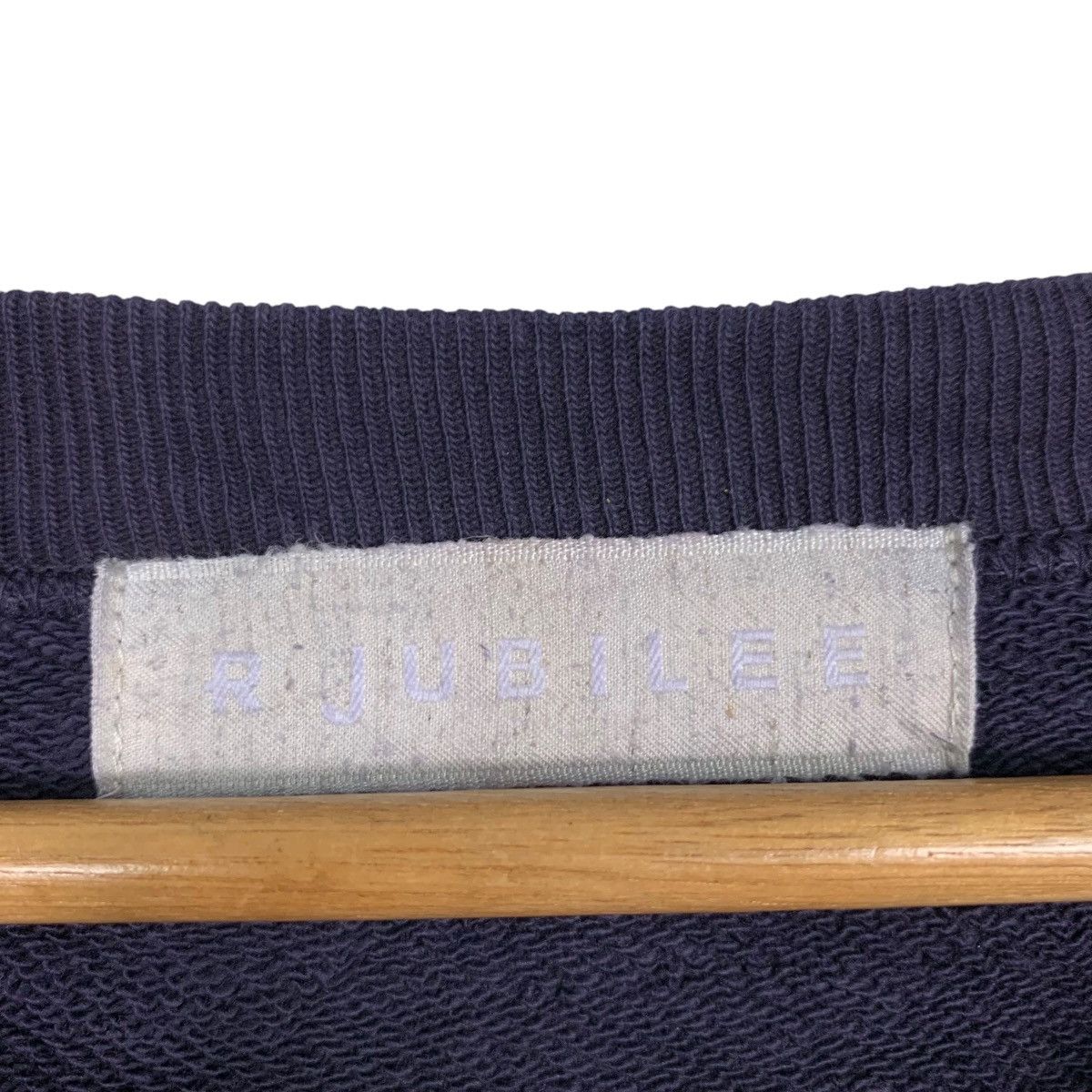 Japanese Brand NAVY CREW Big Logo R JUBILEE Sweatshirts #1758-C78 Size US M / EU 48-50 / 2 - 11 Thumbnail
