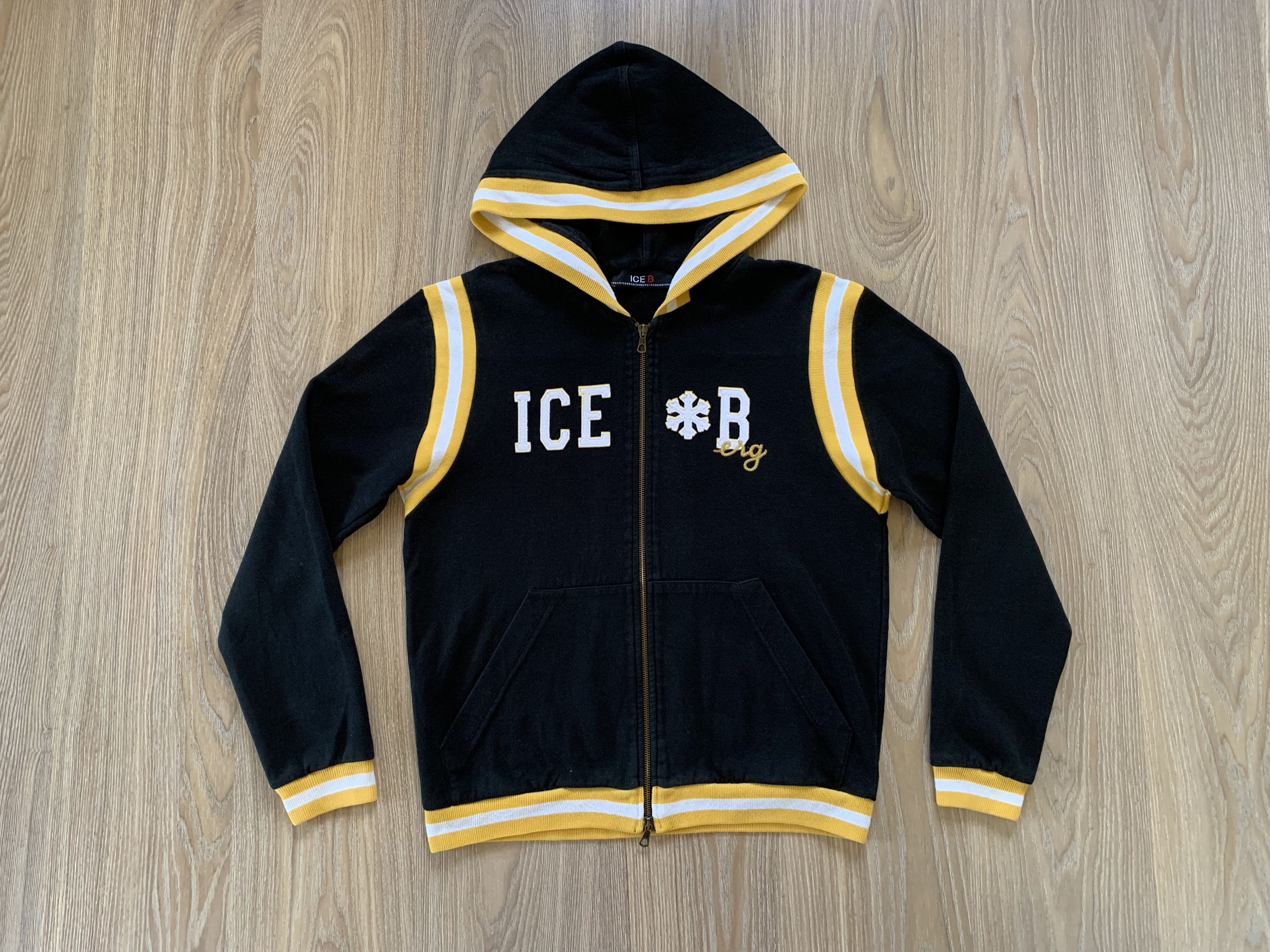 Iceberg Vintage Iceberg Black Hoodie Size US S / EU 44-46 / 1 - 2 Thumbnail