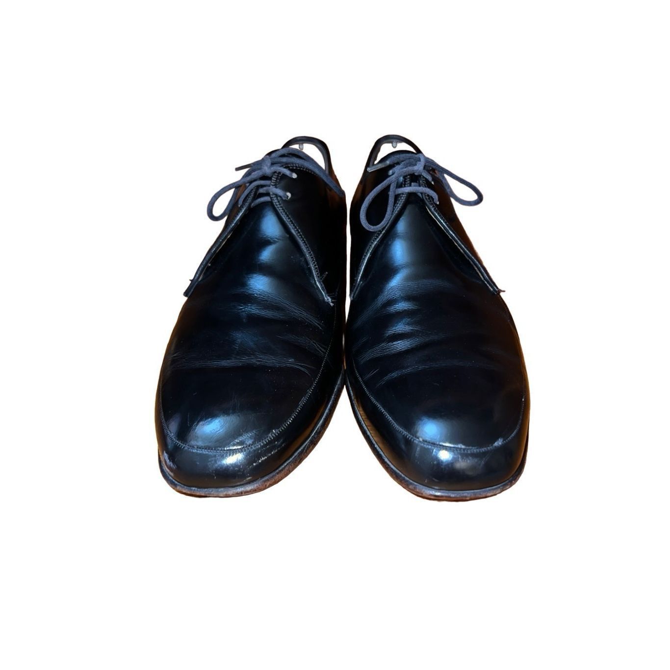 Barkers Barkers Shoes Handmade Black 2 Eyelet Derby Dress Shoes 9.5 Size US 9.5 / EU 42-43 - 3 Thumbnail