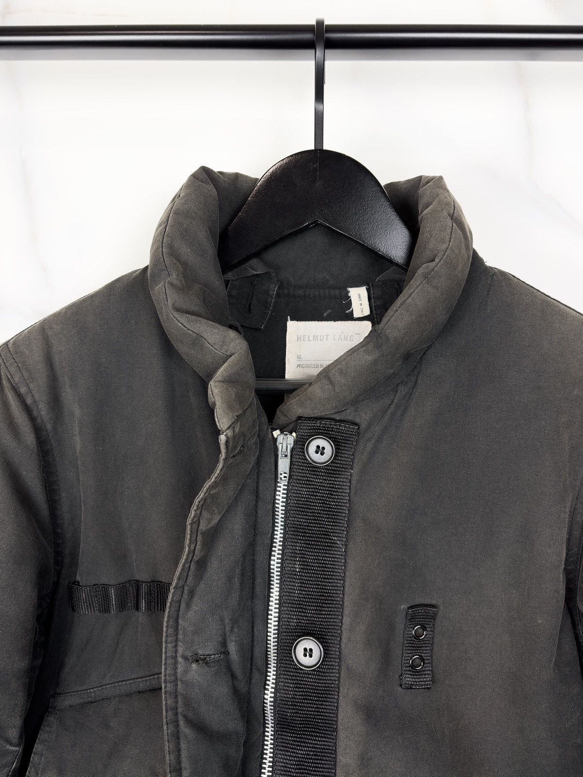 Helmut Lang AW99 Helmut Lang Vintage Cotton Bondage M69 Flak Jacket Size US S / EU 44-46 / 1 - 4 Thumbnail