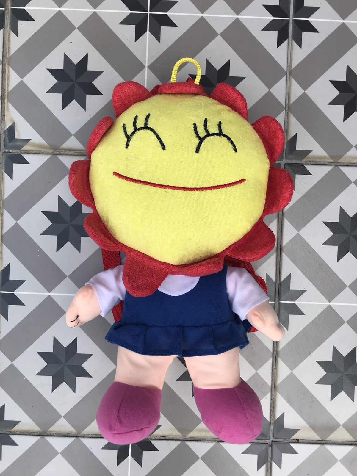Japanese Brand SUNFLOWER PLUSH BACKPACK Size ONE SIZE - 4 Thumbnail