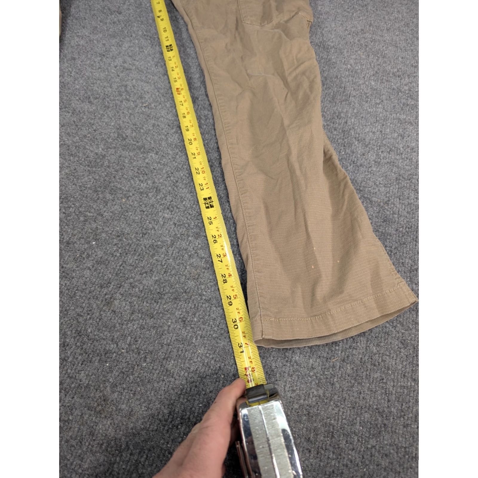 Roark Roark Pants Mens 32 Campover Ripstop Cargo Belted Outdoor Hiking Brown Slim Straight Size US 32 / EU 48 - 8 Thumbnail