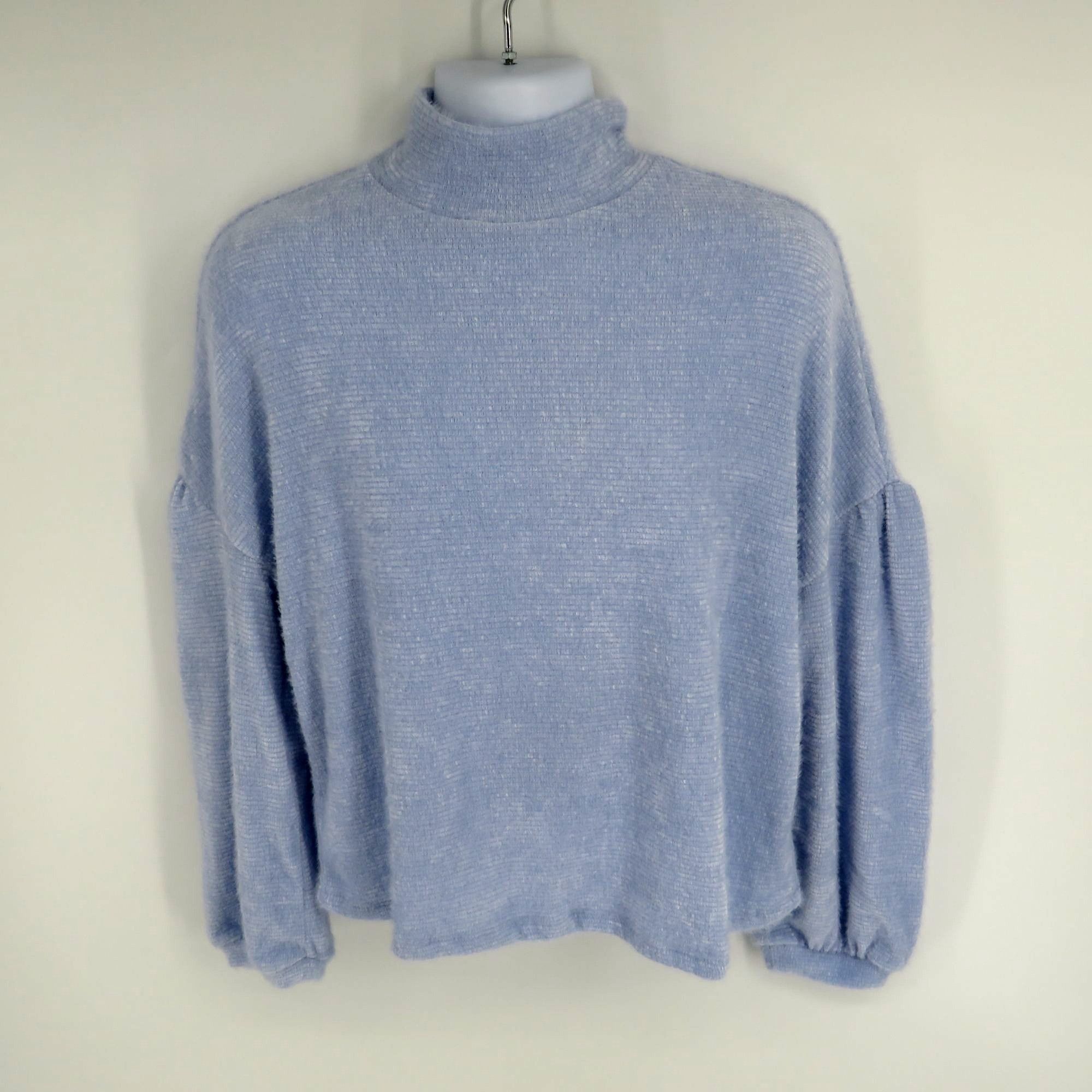 Other Sanctuary Womens XL Blue Chenille Mockneck Pullover Sweater Size XL / US 12-14 / IT 48-50 - 1 Thumbnail