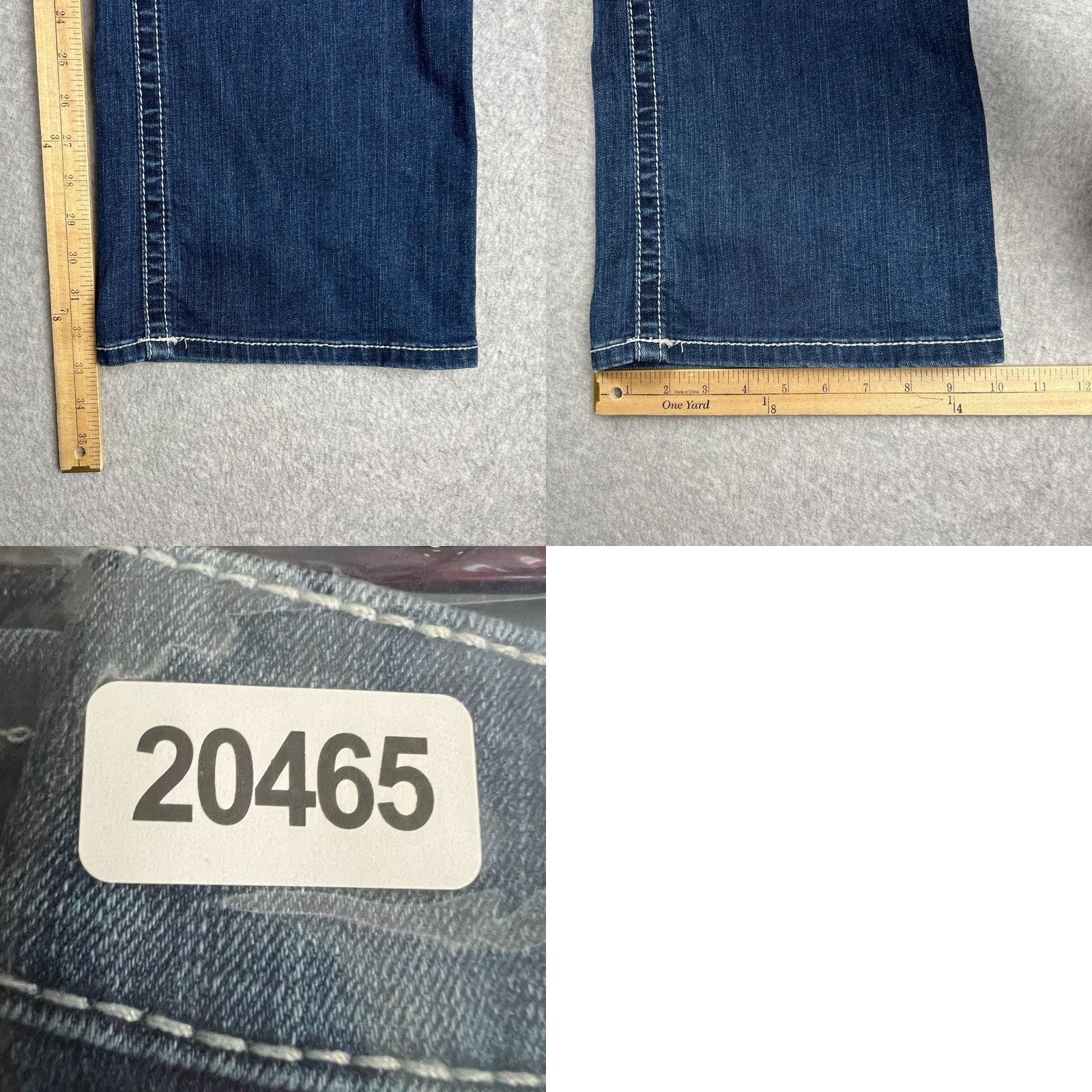 Ariat Ariat REAL Mid Rise Bootcut Jeans Stretch Denim Flap Pockets Blue 33x33 Women Western Size 24" / US 00 / IT 34 - 8 Thumbnail
