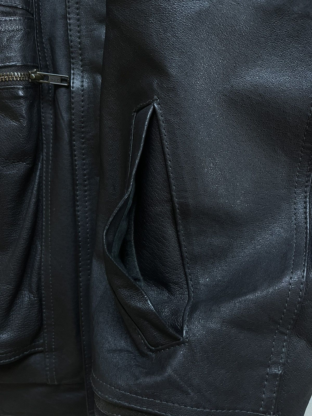 Vintage Vintage Pigskin Leather Bomber Jacket Size US L / EU 52-54 / 3 - 4 Thumbnail