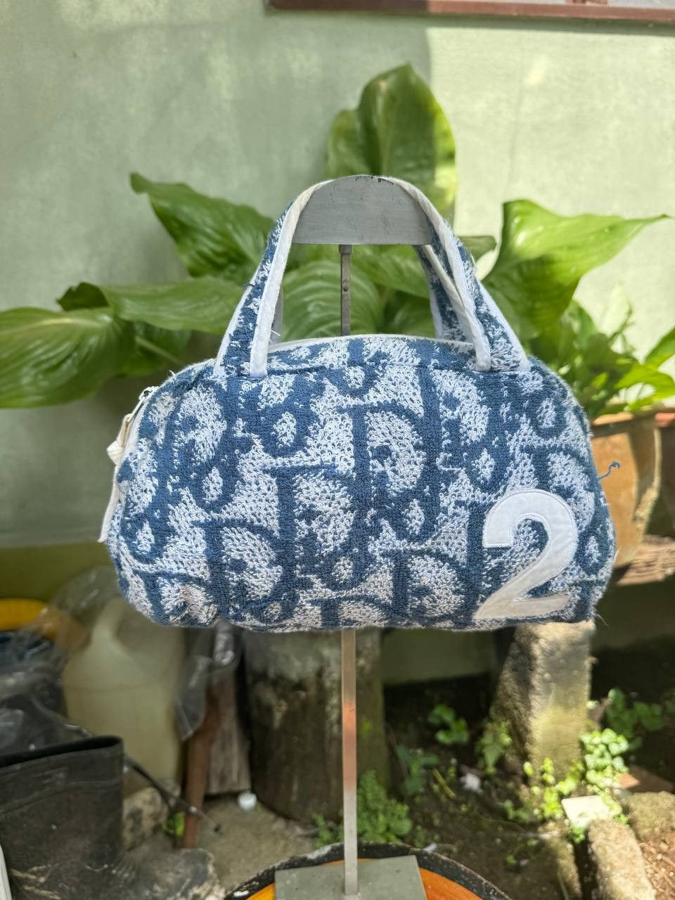 Christian Dior Monsieur Authentic Christian Dior Monogram Terry Boston Bag Size ONE SIZE - 1 Thumbnail