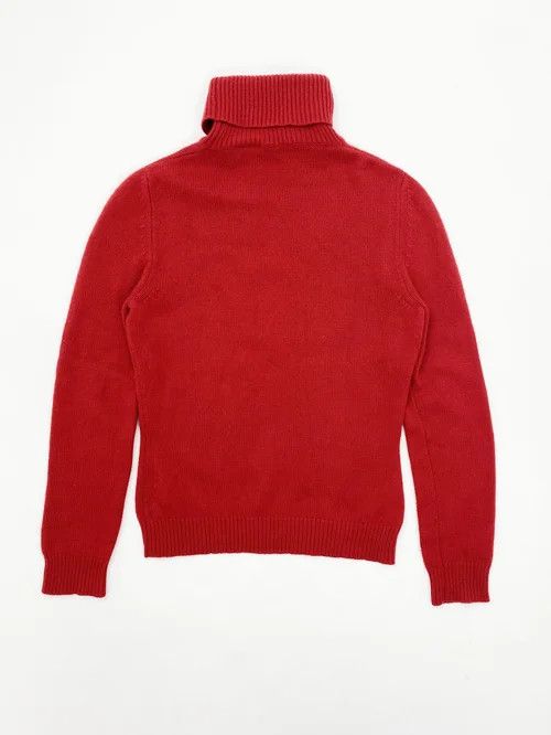 Celine o1w1db10526 2ADTH9 Turtleneck Sweater in Red Size XS / US 0-2 / IT 36-38 - 2 Thumbnail