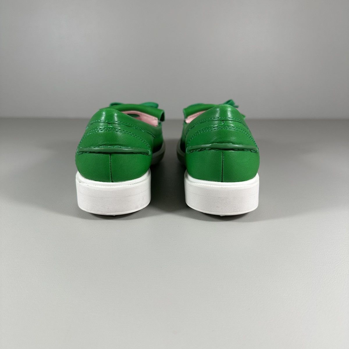 Tory Burch Tory Burch Sport Beaded Rabbit Court Green Mocs Size US 5.5 / IT 35.5 - 7 Thumbnail