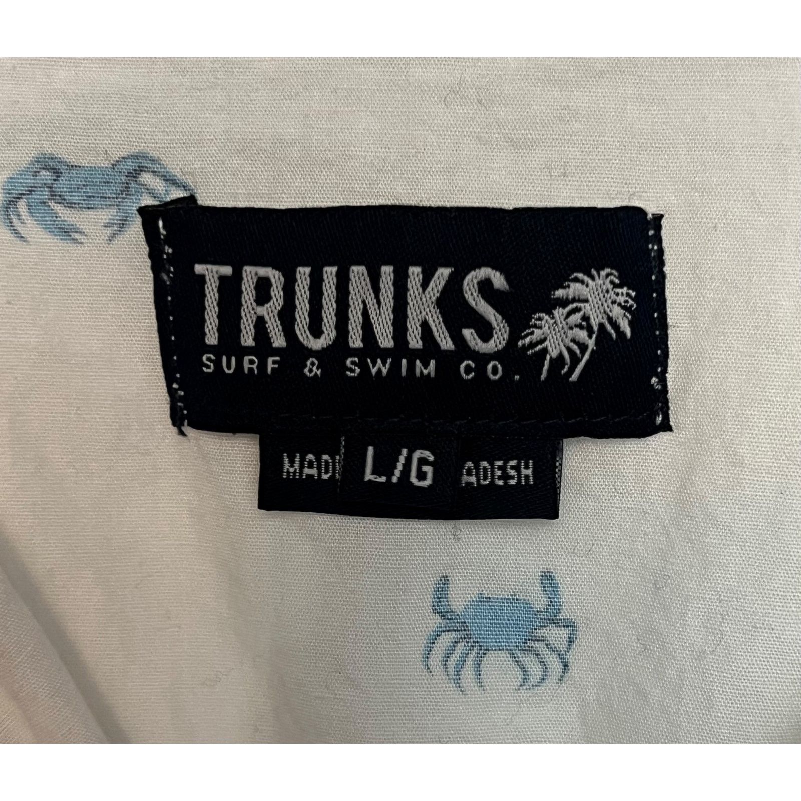Other Trunks Surf & Swim Hawaiian Button-Up Shirt Crab Print Large Size US L / EU 52-54 / 3 - 3 Thumbnail