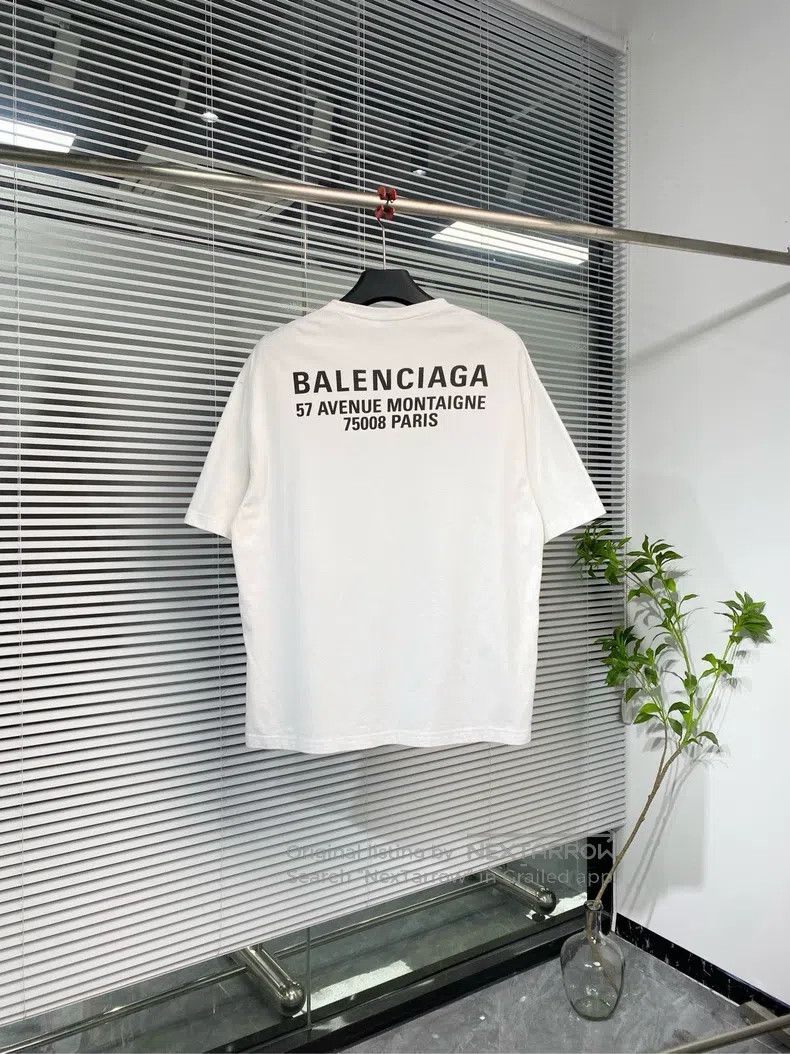 Balenciaga Balenciaga Short-sleeve T-shirt with front and back letter Size US S / EU 44-46 / 1 - 2 Thumbnail