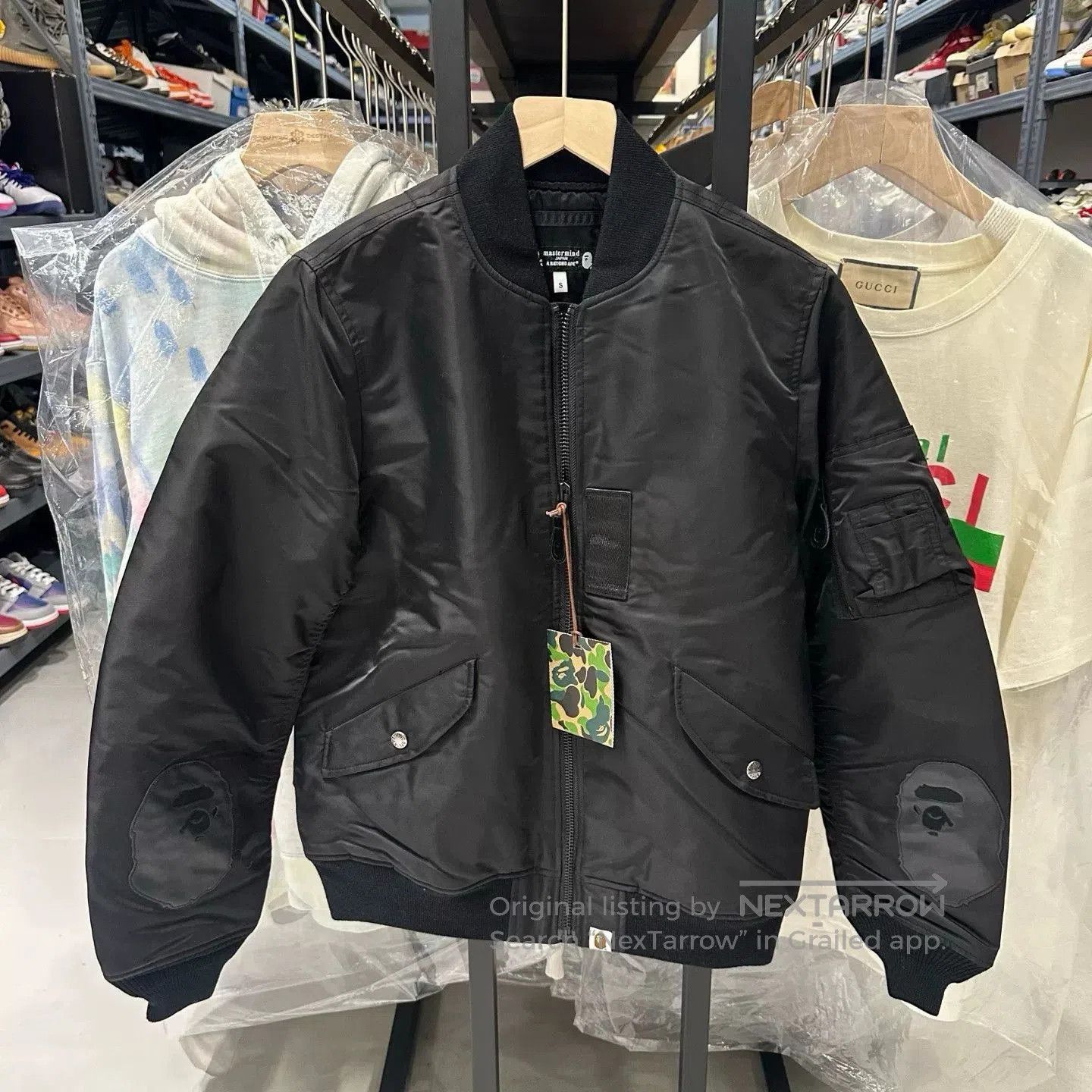 Bape BAPE MMJ Collaboration MA1 Flight Jacket. Size US S / EU 44-46 / 1 - 2 Thumbnail
