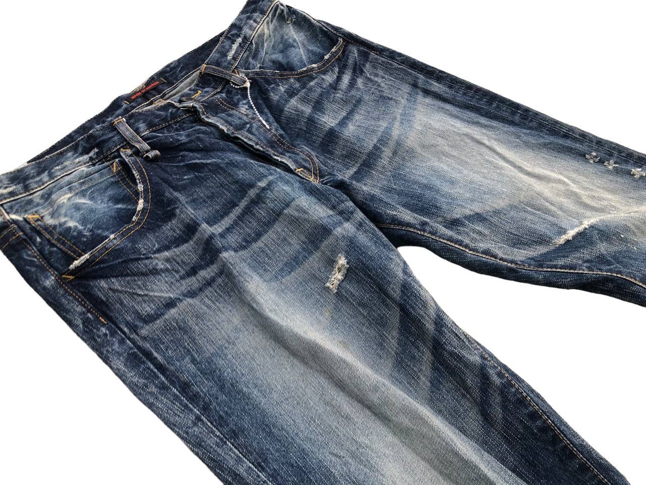 Japanese Brand FLARE BLUE WAY DENIM MADE IN NIPPON Size US 34 / EU 50 - 6 Thumbnail