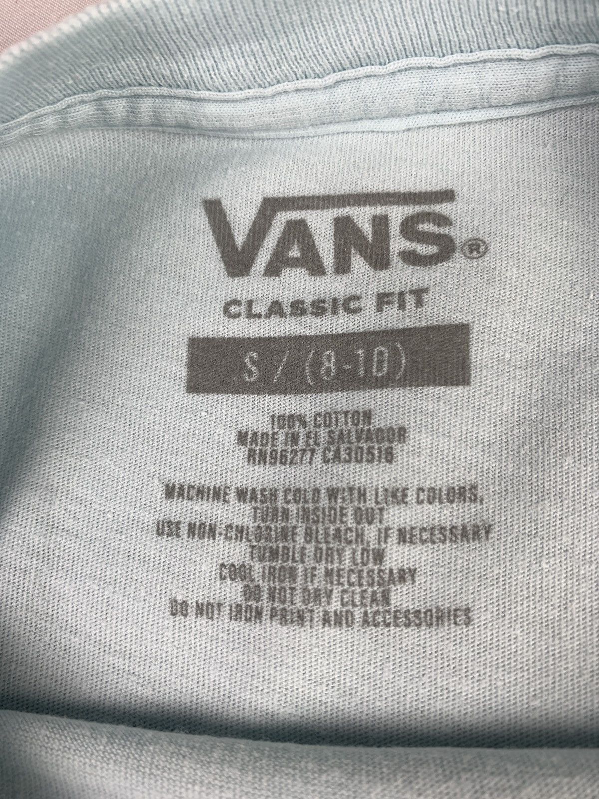 Vans Vans Skateboarding Baby Blue Orange Juice Cute Graphic Tee Size S / US 4 / IT 40 - 7 Thumbnail