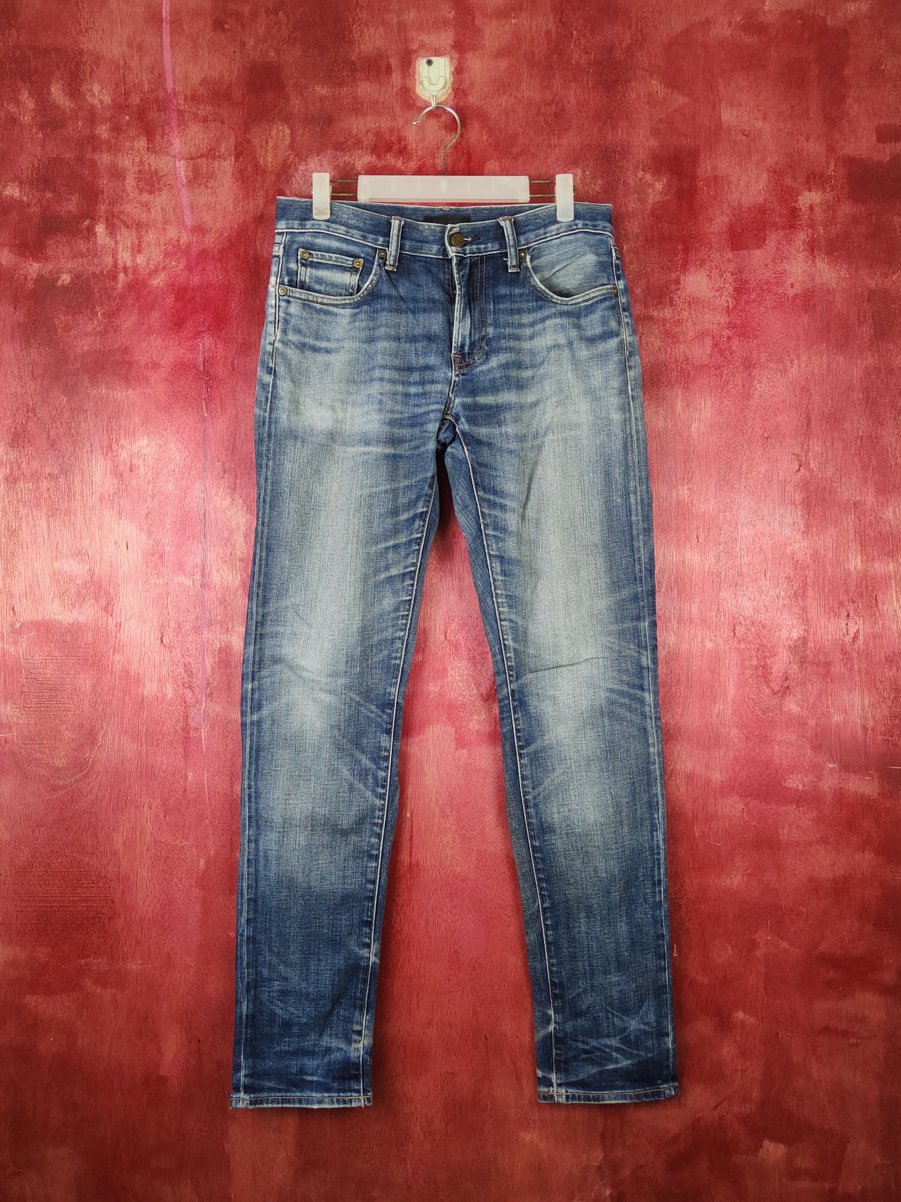 Japanese Brand Uniqlo japan vintage Blue jeans Denim Pants #S1369 Size US 32 / EU 48 - 1 Thumbnail