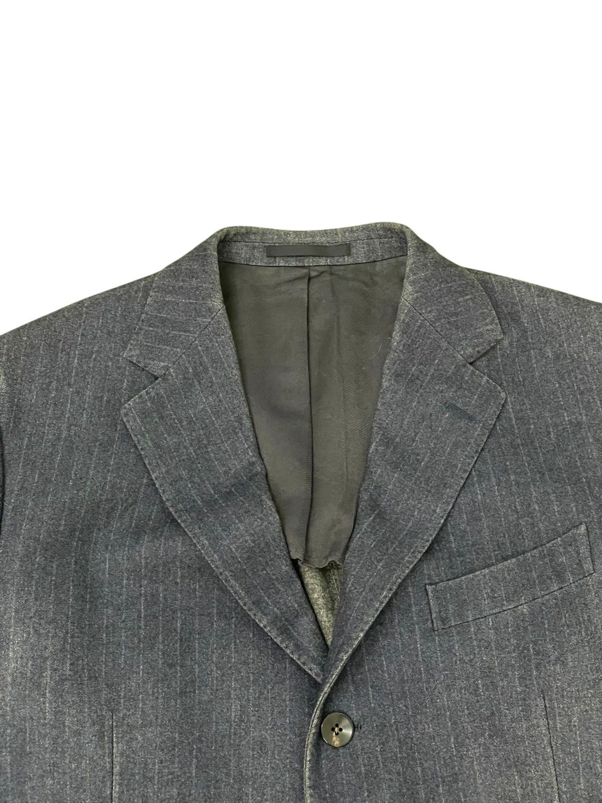 Boglioli Chore Jacket Boglioli Italy Wool Faded Striped 6🟩7 Size US M / EU 48-50 / 2 - 13 Thumbnail