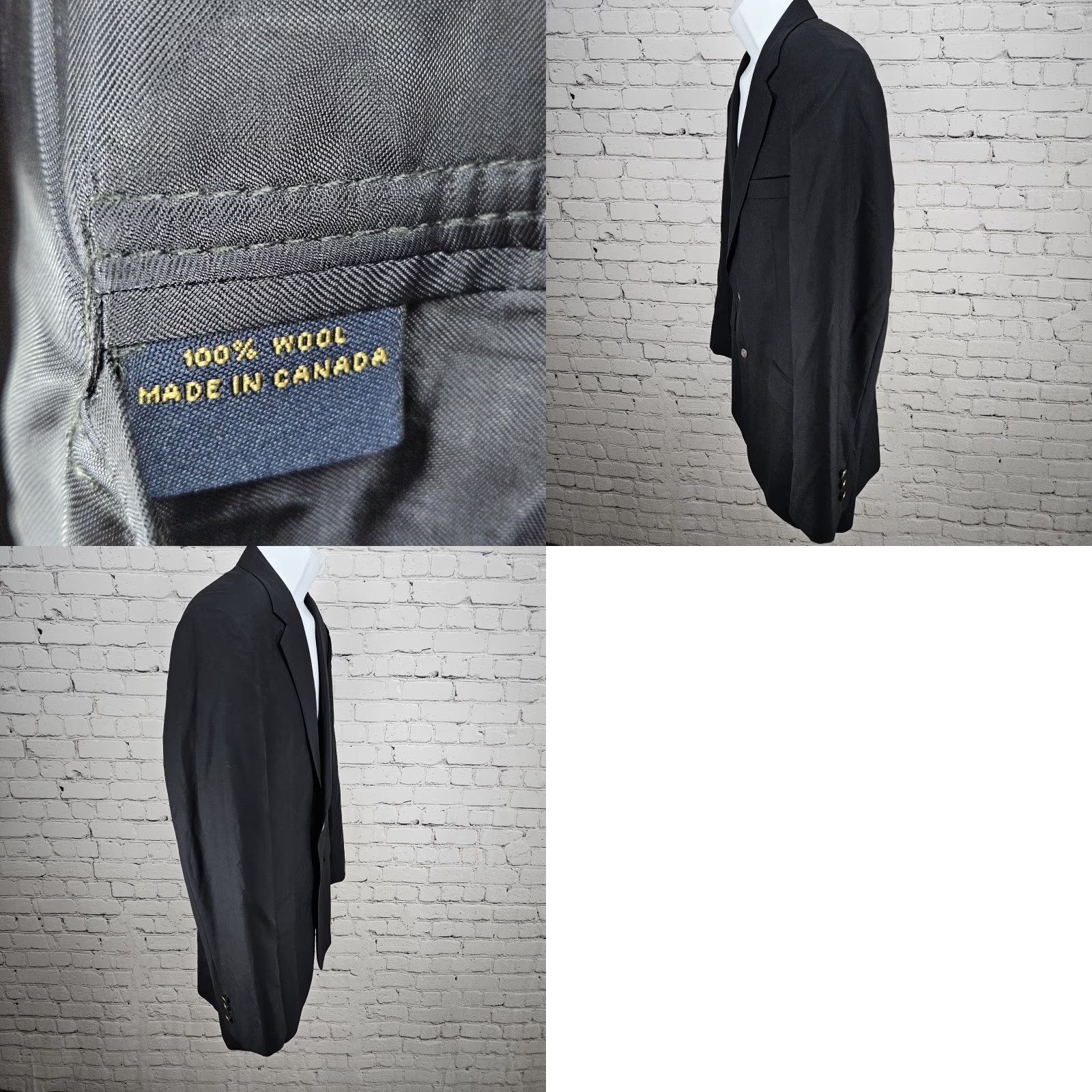 Brooks Brothers Brooks Brothers Navy 100% Wool Loro Piana Brookwood 2 Button Notch Blazer 42R Size 42R - 10 Thumbnail